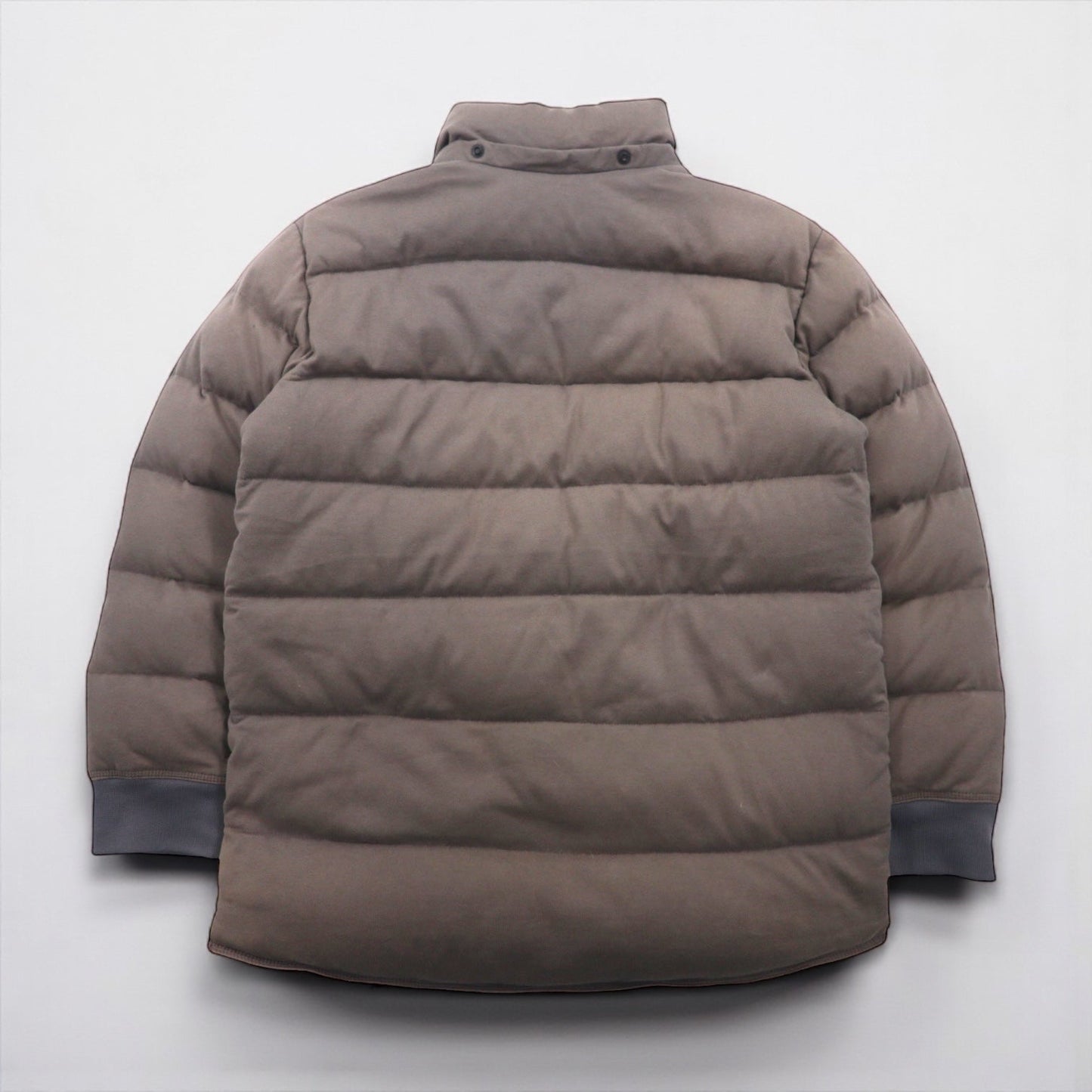 KITH × NANO UNIVERSE × 西川ダウン NAKAMEGURO QUARTER-ZIP PULLOVER CINDER プルオーバー ダウンジャケット S カンガルーポケット アノラック パーカー KH1080