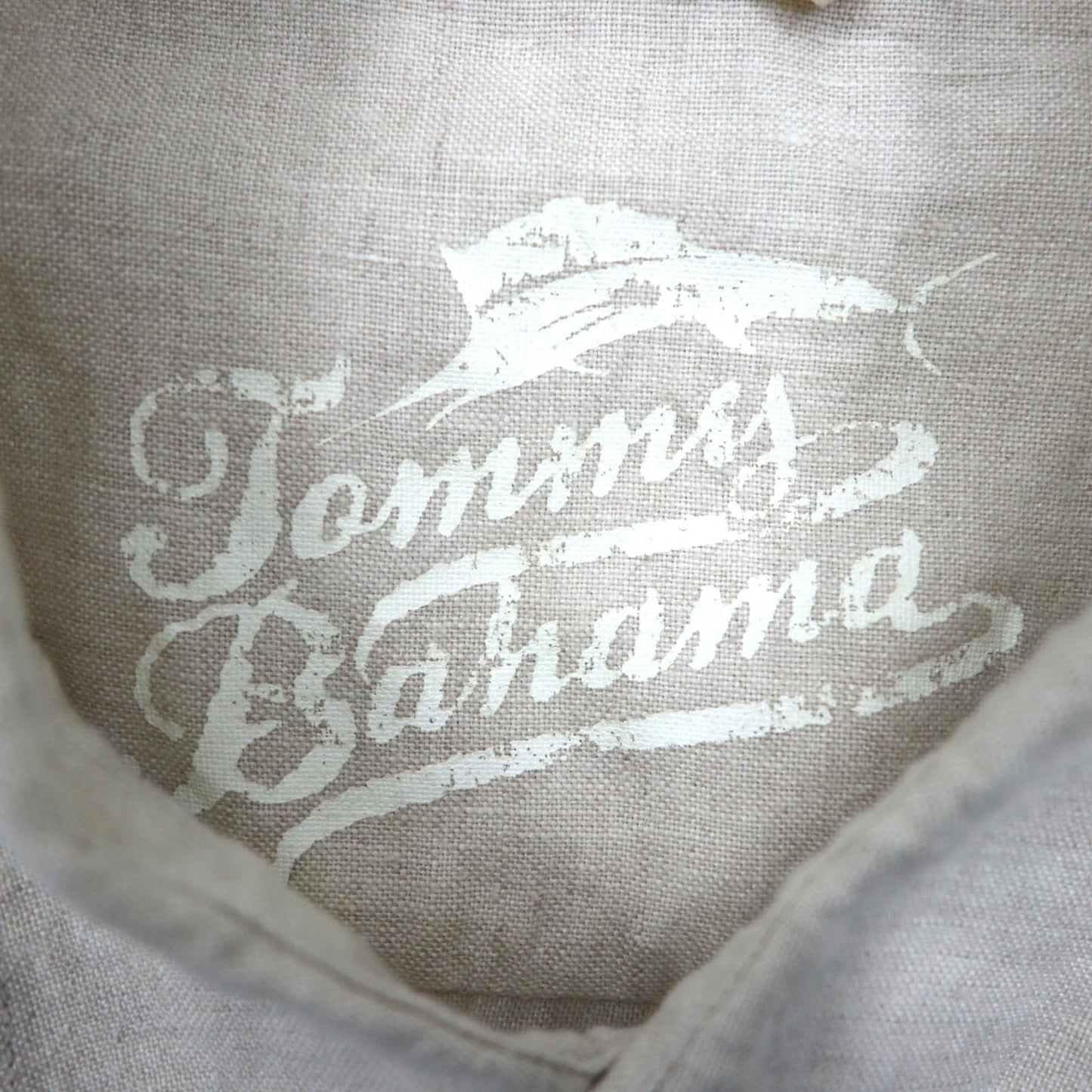 90s Vintage Linen Shirt リネンシャツ XL ベージュ 胸ポケット 麻 Tommy Bahama