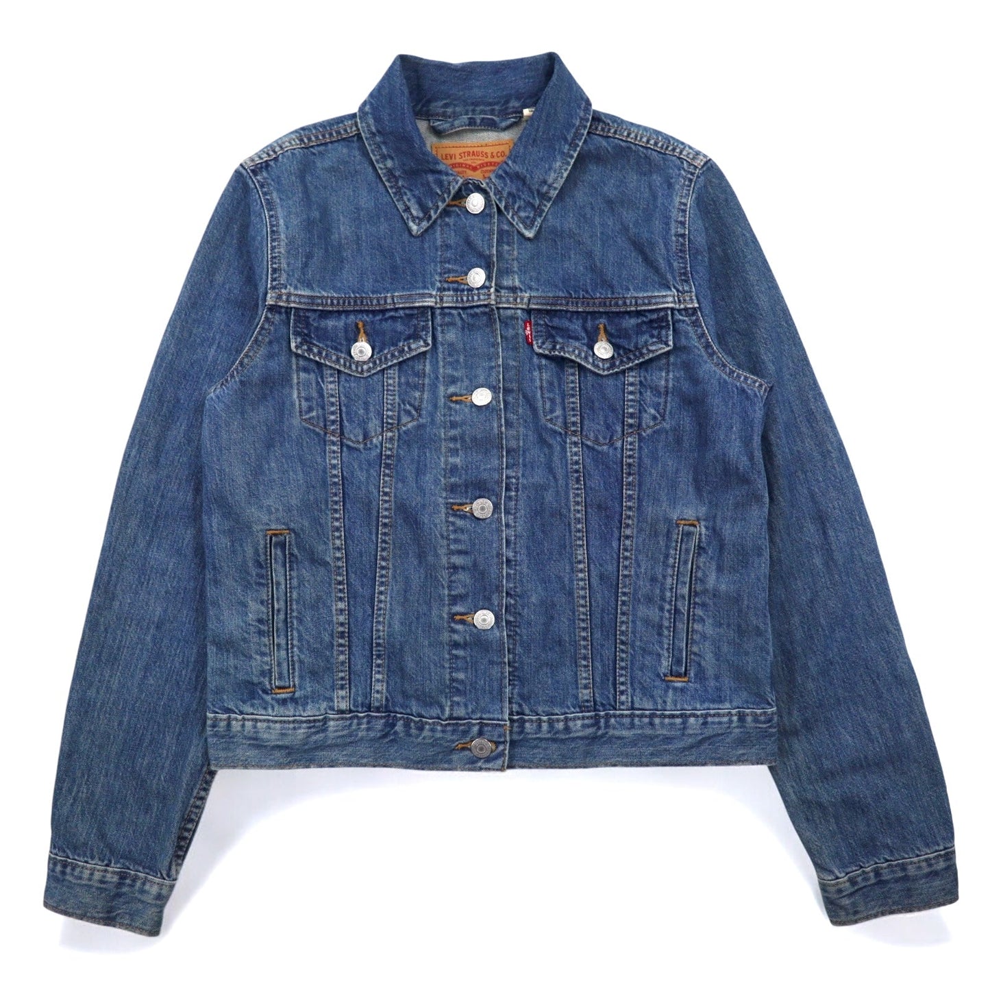 Levi's Original Trucker Jacket, Size M, Blue, Cotton, 3rd Generation Denim Jacket, 29945-0031