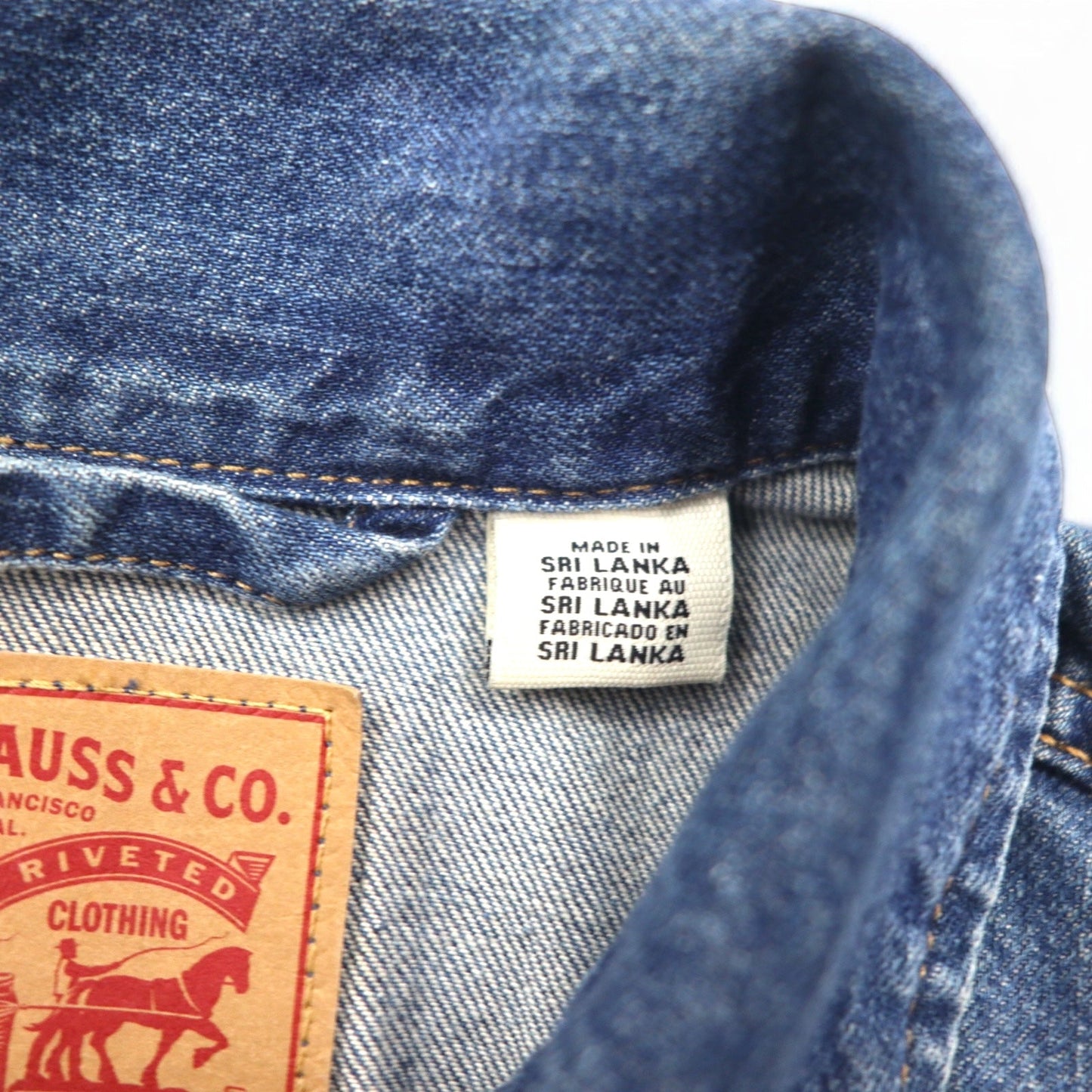 Levi's Original Trucker Jacket, Size M, Blue, Cotton, 3rd Generation Denim Jacket, 29945-0031