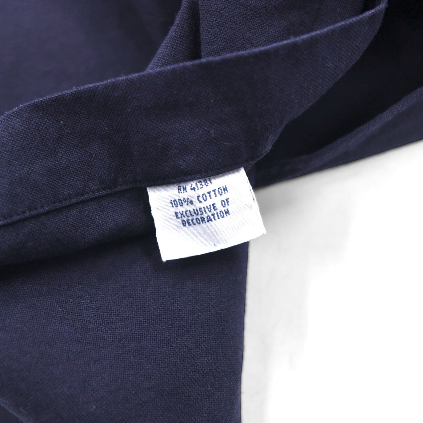 Ralph Lauren ボタンダウン シャツ XL ネイビー コットン スモールポニー刺繡