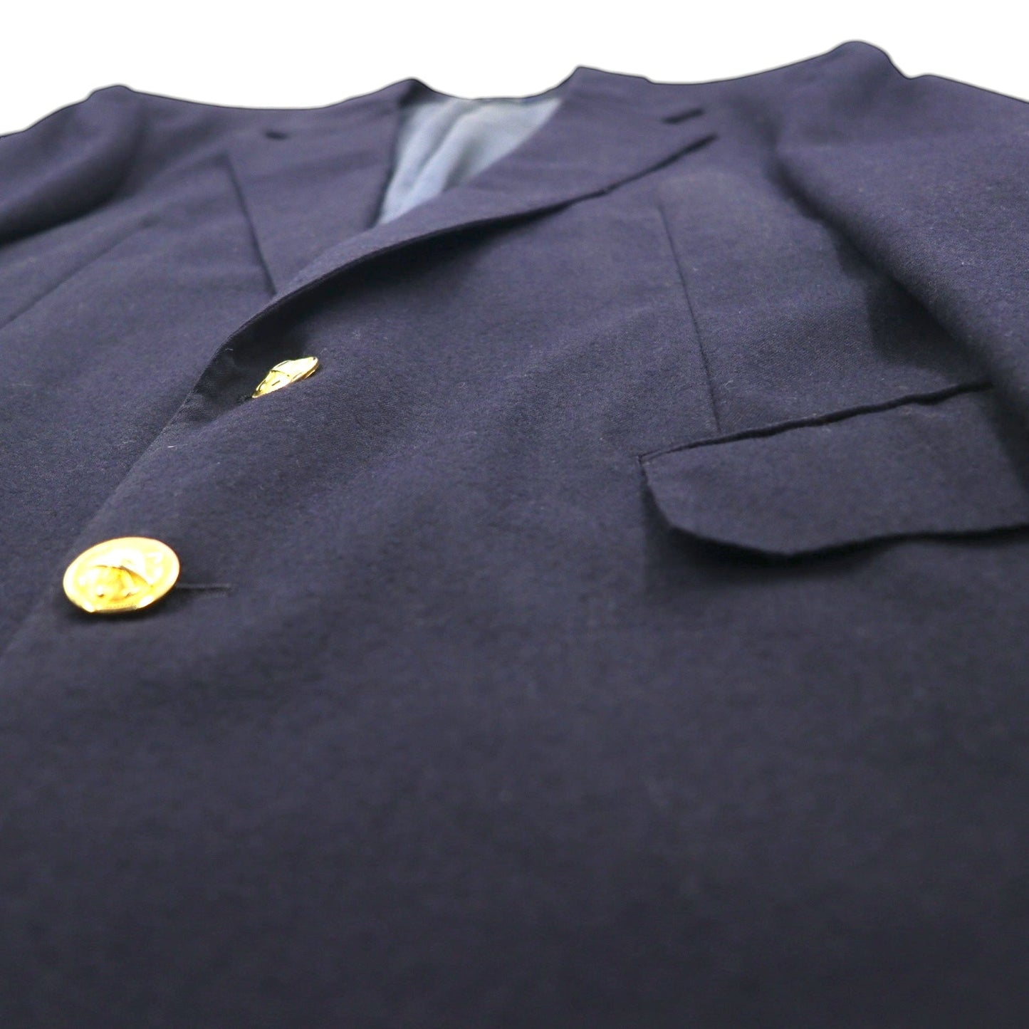 Polo Ralph Lauren 90年代 2B ブレザー 紺ブレ テーラードジャケット L ネイビー ウール 金ボタン