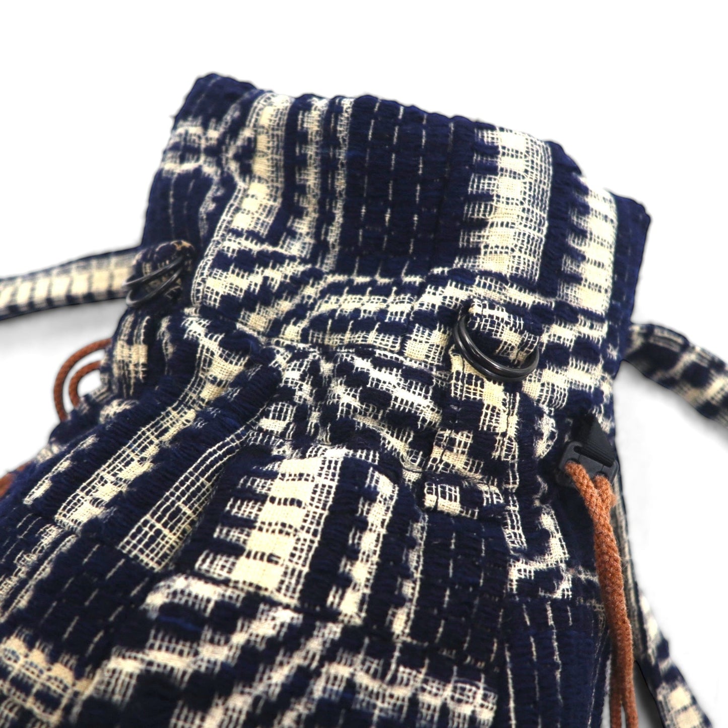 Leh ショルダーバッグ DOME TYPE BAG ( ANTIQUE INDIGO ) アンティークウール 刺し子 LONELY PLANET 861