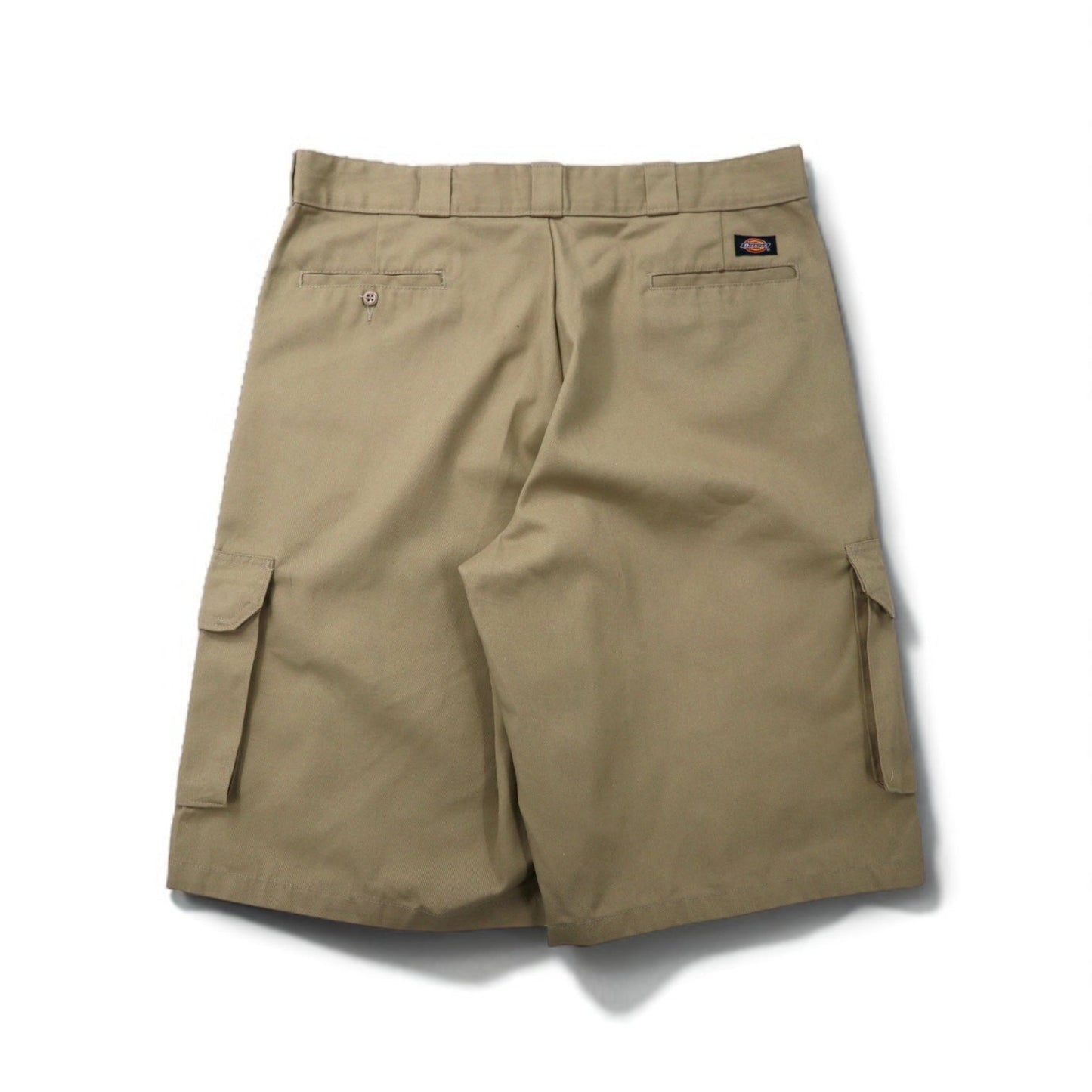 Dickies ルーズフィット Loose Fit バギー ショート カーゴパンツ ハーフパンツ XL ベージュ ポリエステル コットン 膝下丈