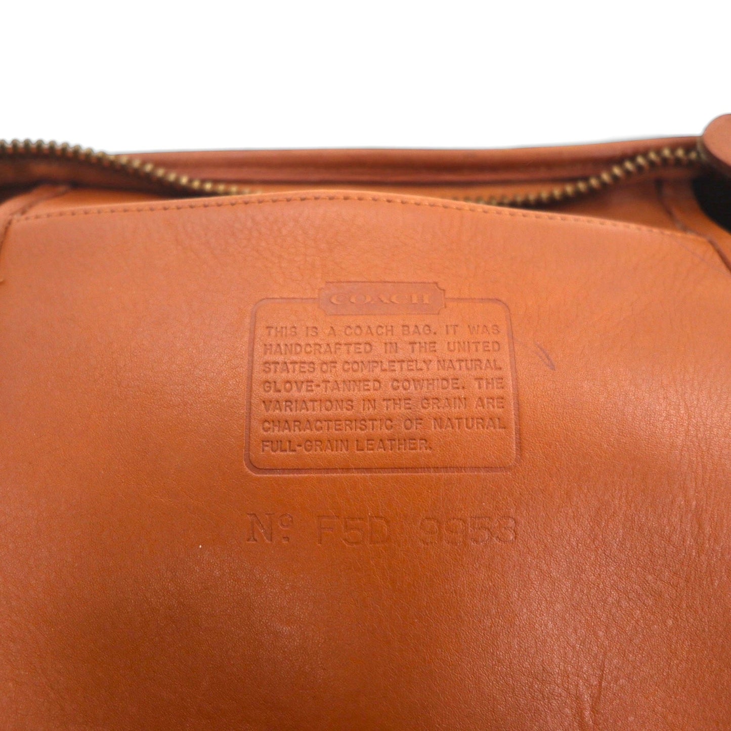 COACH オールドコーチ USA製 バケツ型 ショルダーバッグ レザー 牛革 9953 ヴィンテージ