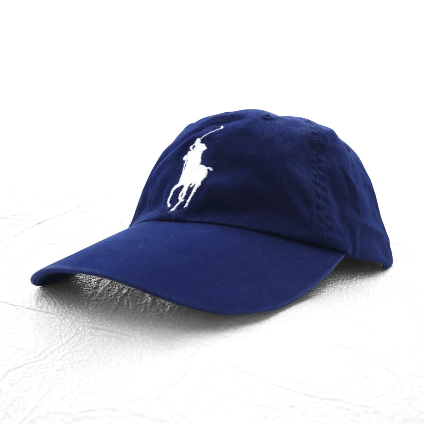 POLO RALPH LAUREN ビッグポニー 6パネルキャップ FREE ベルト ネイビー コットン