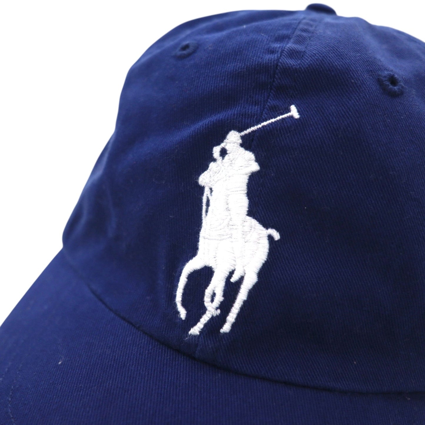 POLO RALPH LAUREN ビッグポニー 6パネルキャップ FREE ベルト ネイビー コットン