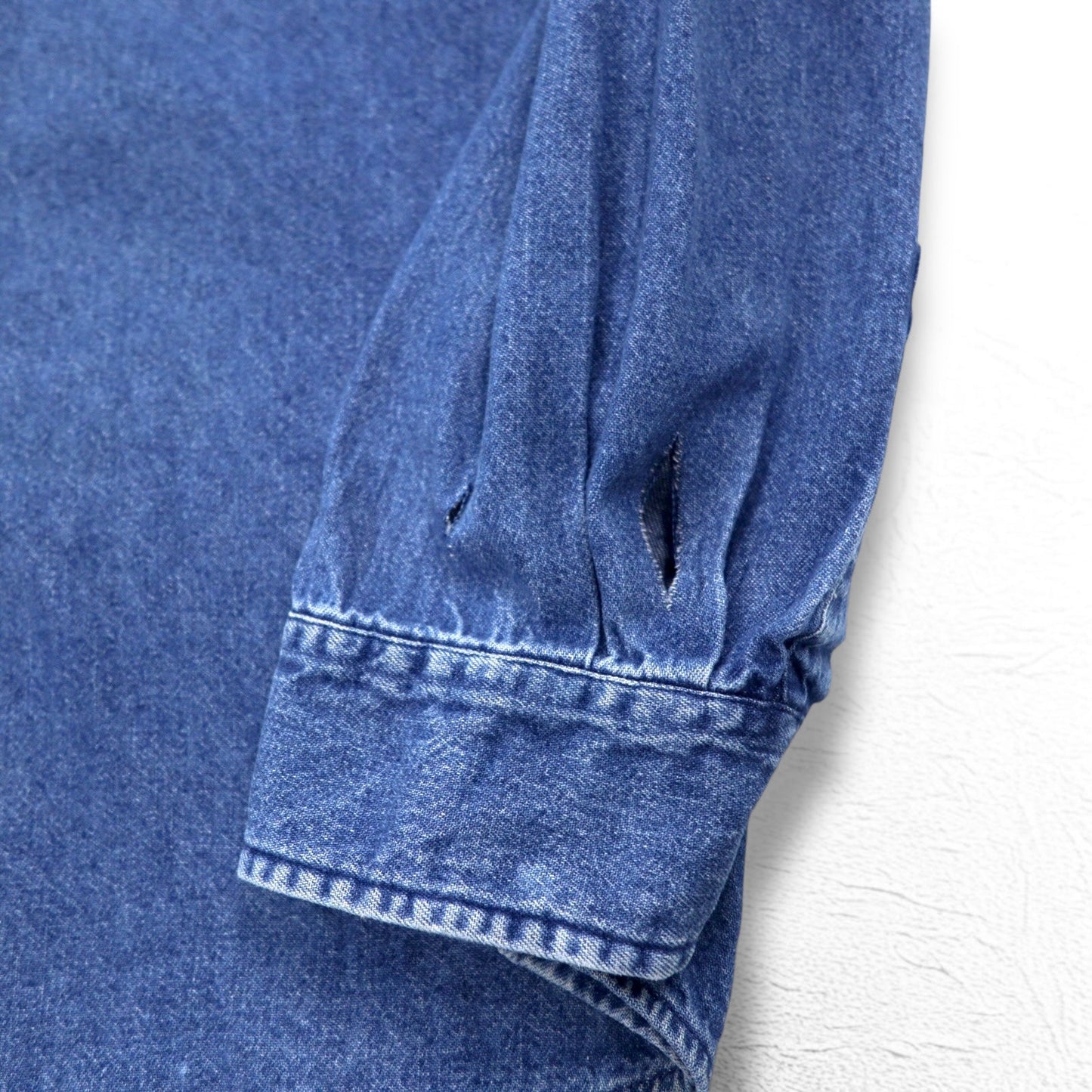 DOCKERS (Levi's) 90s Denim Button-Down Shirt, XL, Indigo, Blue, Khakiware, Basic Denim