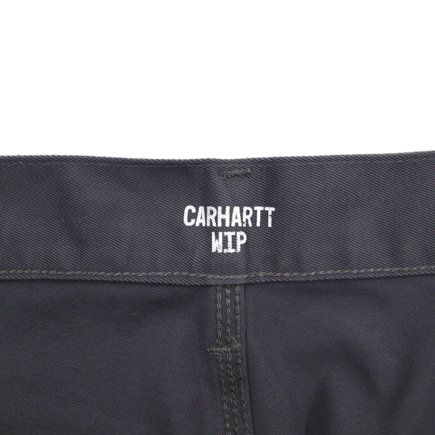 carhartt WIP タック チノパンツ ワークパンツ L グレー ポリエステル ABBOTT PANT I025813 プリーツ