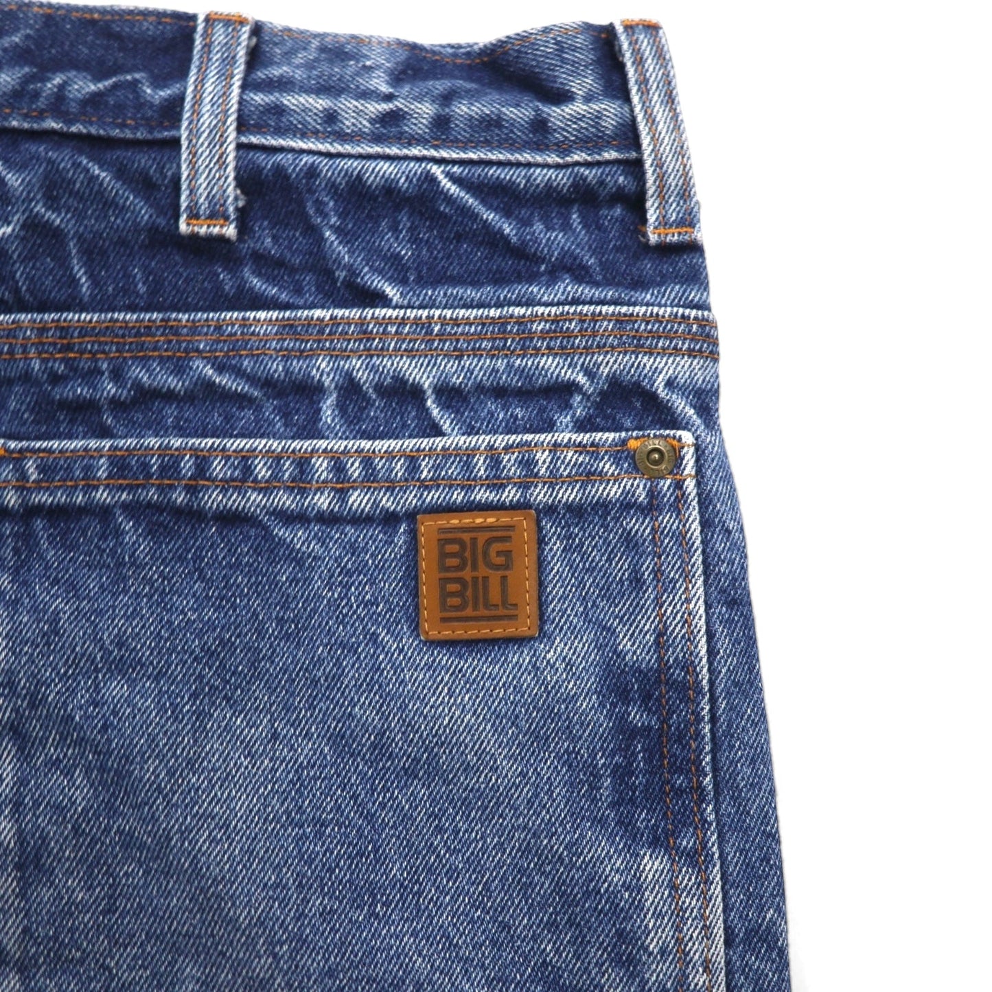 80s Vintage Carpenter pants デニムパンツ ジーンズ ペインターパンツ XL インディゴ BIG BILL サスペンダーボタン 80年代 カナダ製