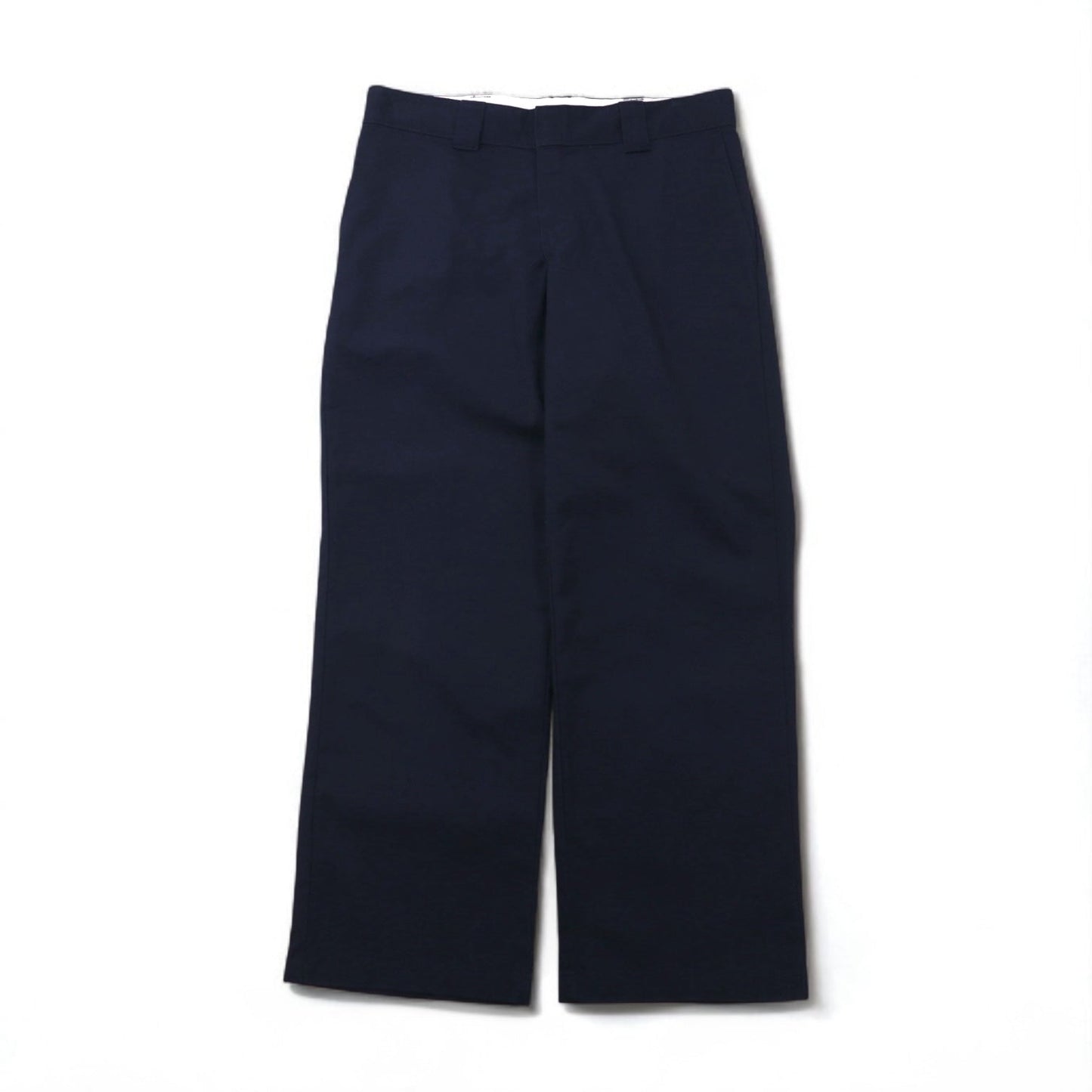 Dickies Relaxed Fit Chino Work Pants, Size L, Navy, Polyester and Cotton, WP835DN