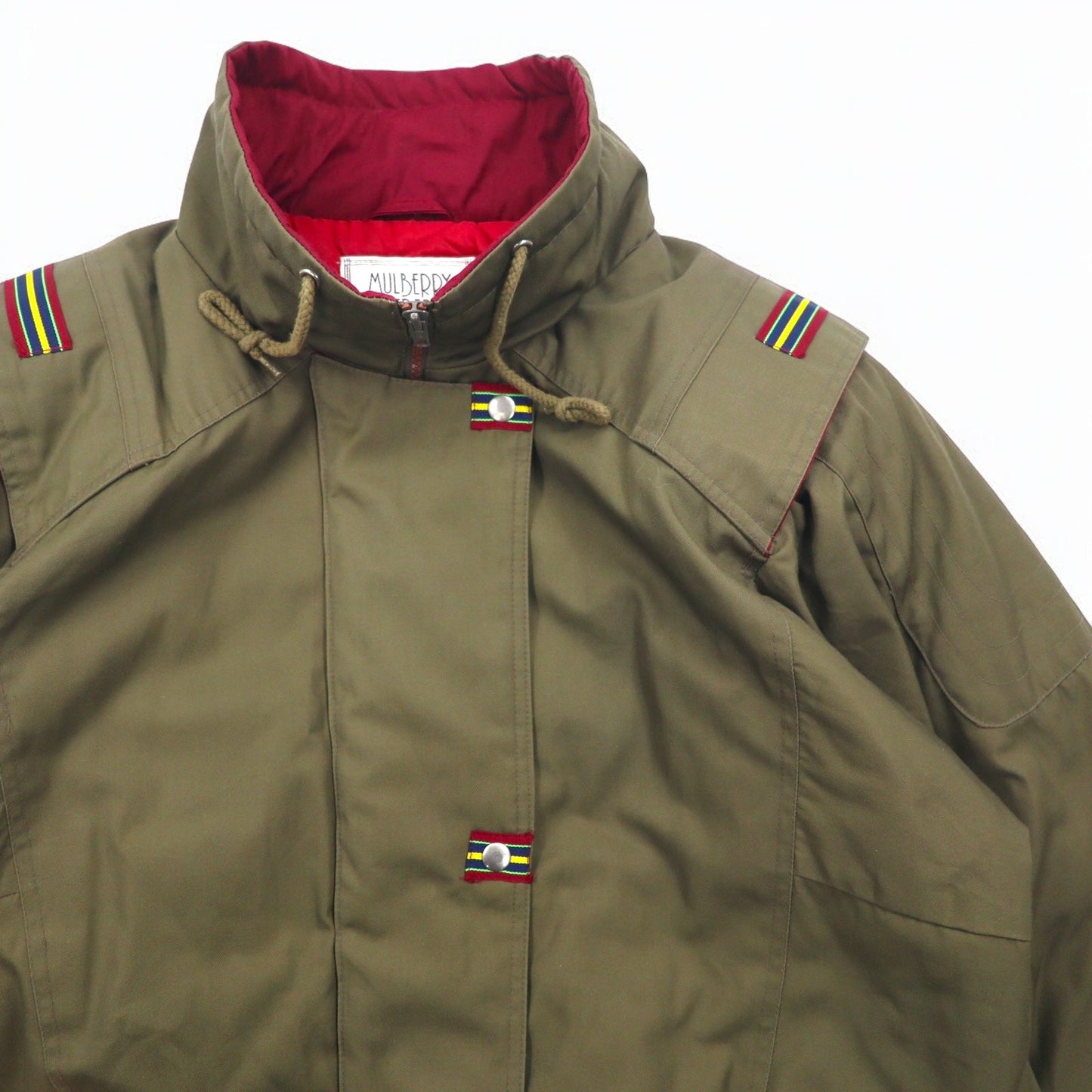 90s Military Insulation Coat  中綿 フィールドコート モッズコート FREE カーキ キルティングライナー MULBERRY STREET