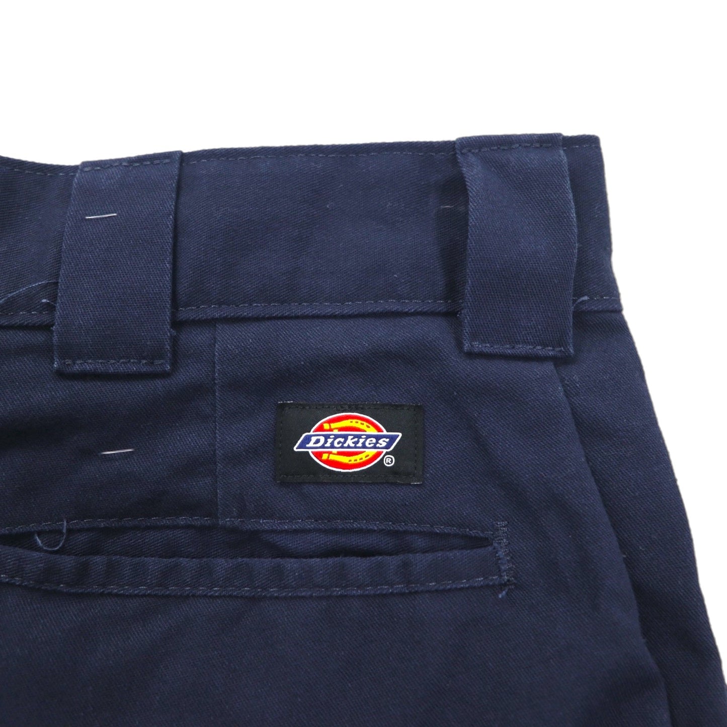 Dickies Relaxed Fit Chino Work Pants, Size L, Navy, Polyester and Cotton, WP835DN