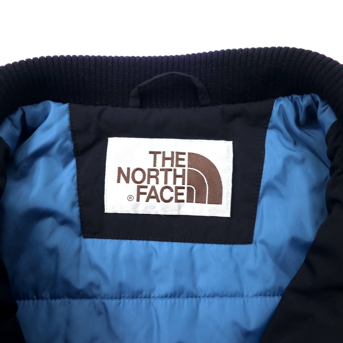 THE NORTH FACE MA-1 Flight Jacket, Large, Navy, Nylon, Excelloft