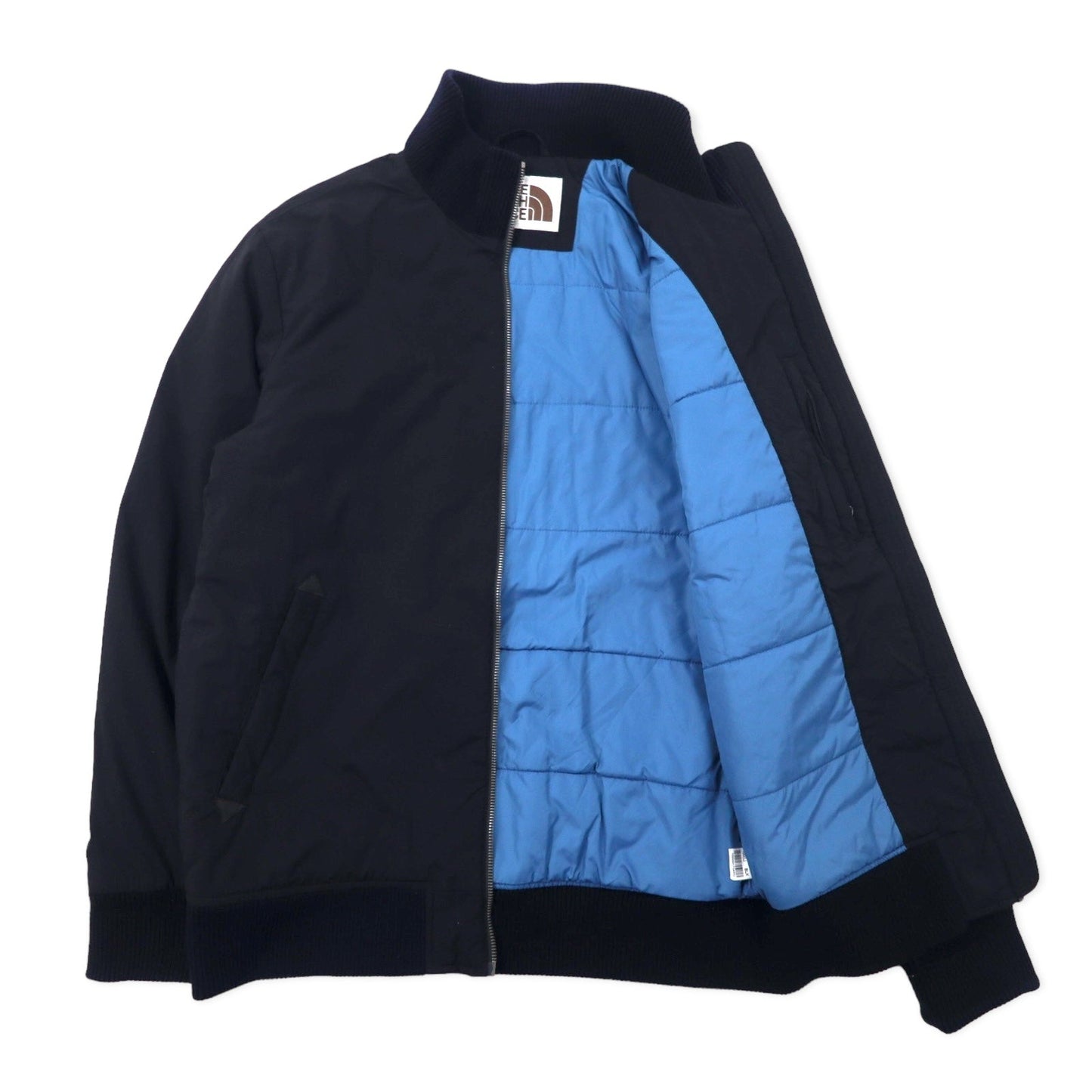 THE NORTH FACE MA-1 Flight Jacket, Large, Navy, Nylon, Excelloft