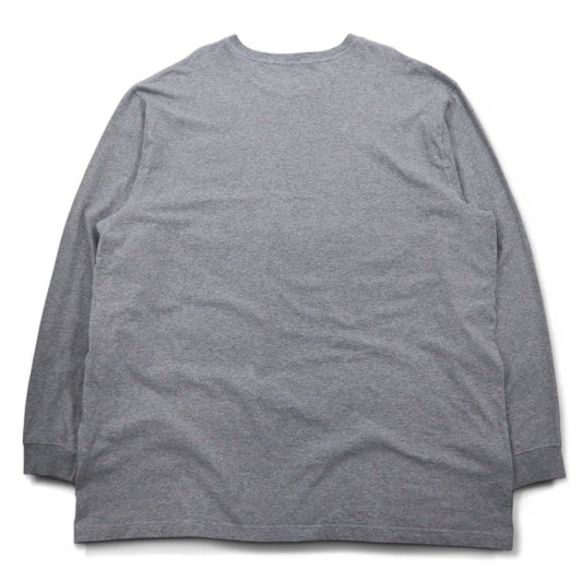 Carhartt Loose Fit Heavyweight Long-Sleeve Pocket T-Shirt, Gray, Size 3XL, K126