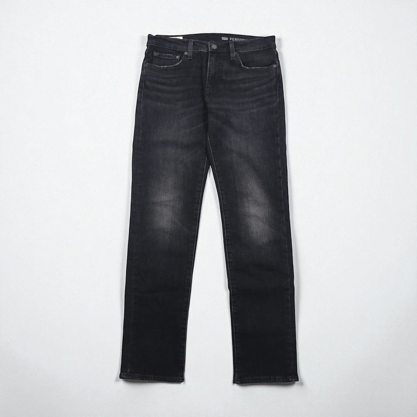 Levi's PREMIUM 511 ビッグE スリムフィット ストレッチ デニムパンツ ジーンズ M ブラック レザーパッチ 04511-2402