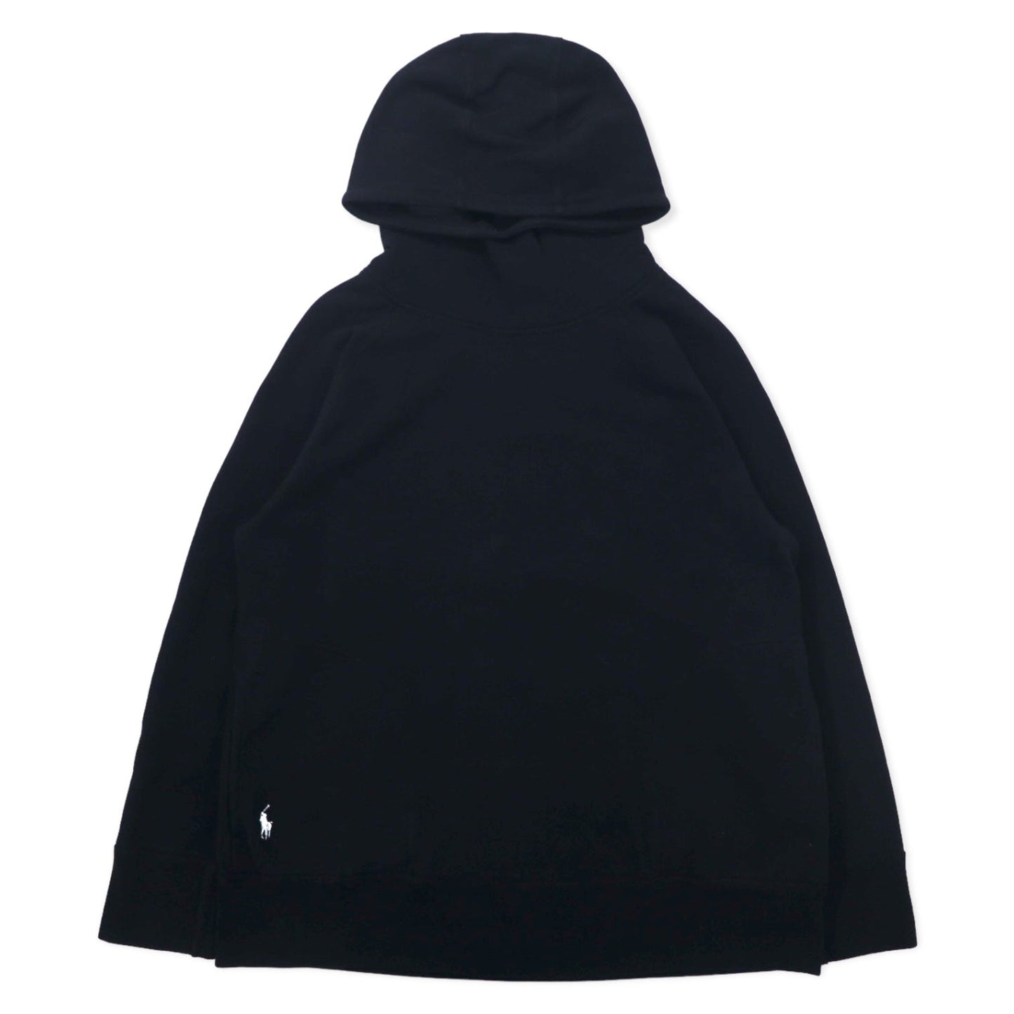 POLO RALPH LAUREN Pullover Hoodie, Size M, Black, Cotton