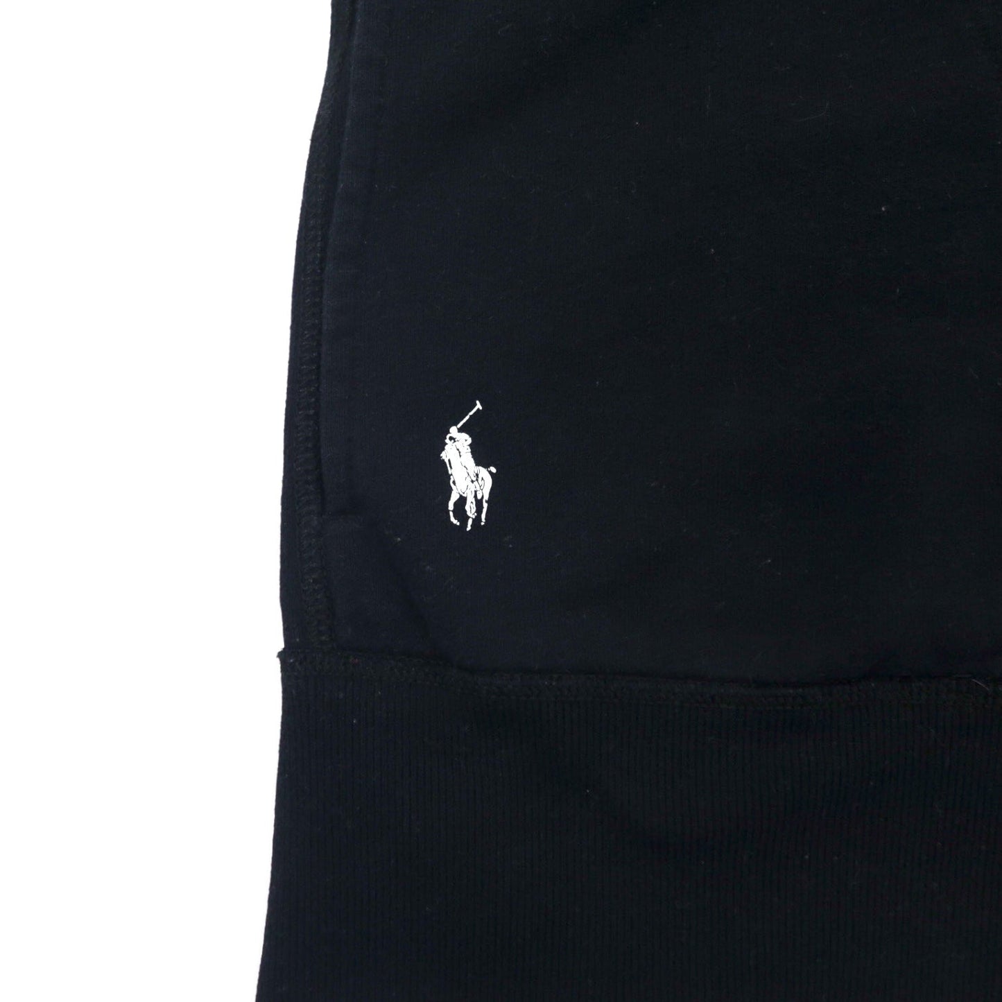 POLO RALPH LAUREN Pullover Hoodie, Size M, Black, Cotton
