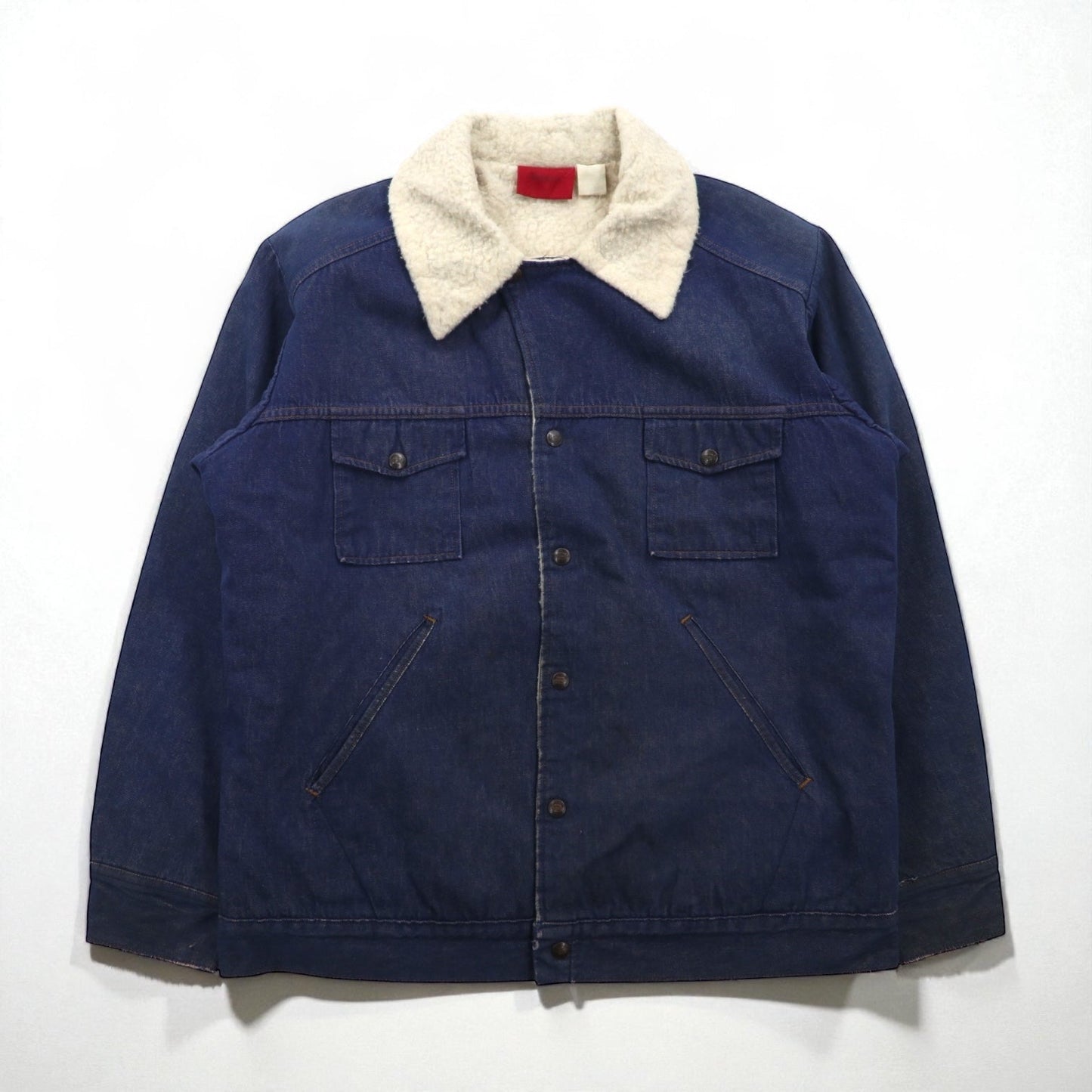 Dickies 80年代 ヴィンテージ ランチコート 裏ボア デニムジャケット XL インディゴ
