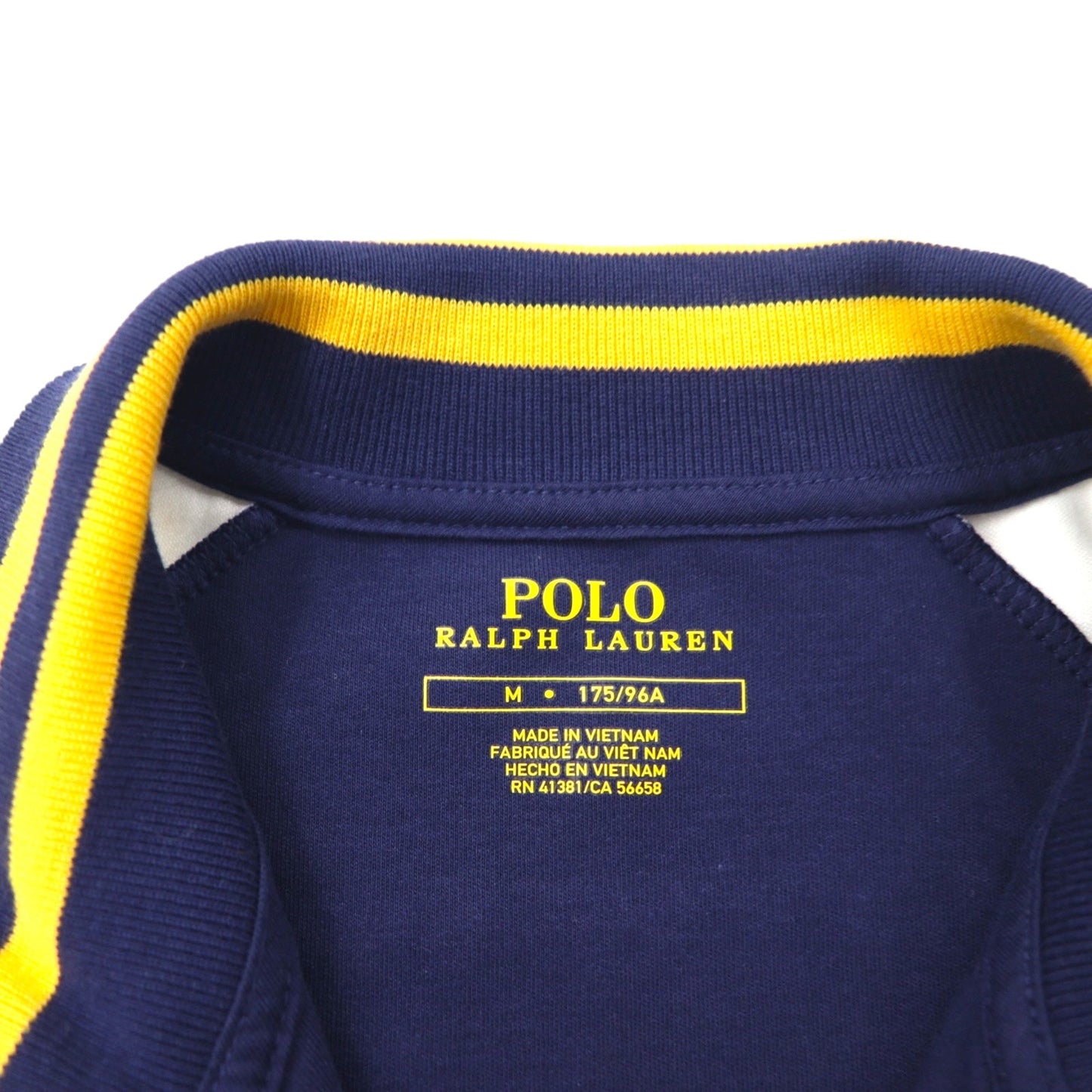 POLO RALPH LAUREN Wingfoot P Patch Track Jacket, Size M, Navy, Cotton