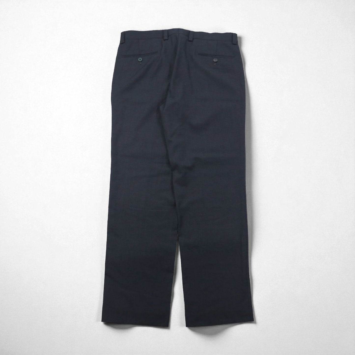 Calvin Klein スラックス パンツ L グレー ポリエステル ウォッシャブル