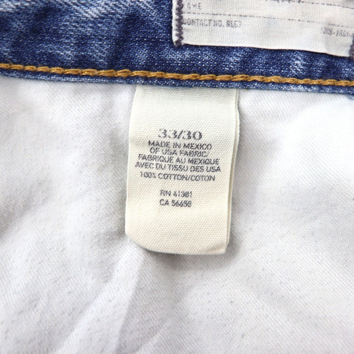 DENIM & SUPPLY RALPH LAUREN Distressed Straight Denim Pants, Size L, Indigo and Blue