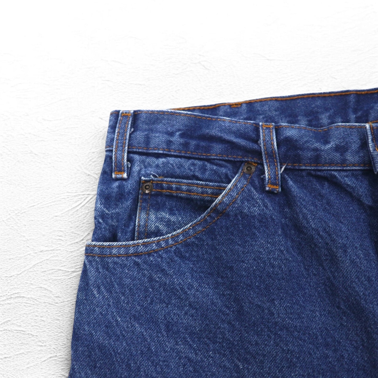 Dickies デニムパンツ インダストリアルジーンズ L インディゴ ブルー RELAXED FIT ジッパーフライ C993RNB メキシコ製