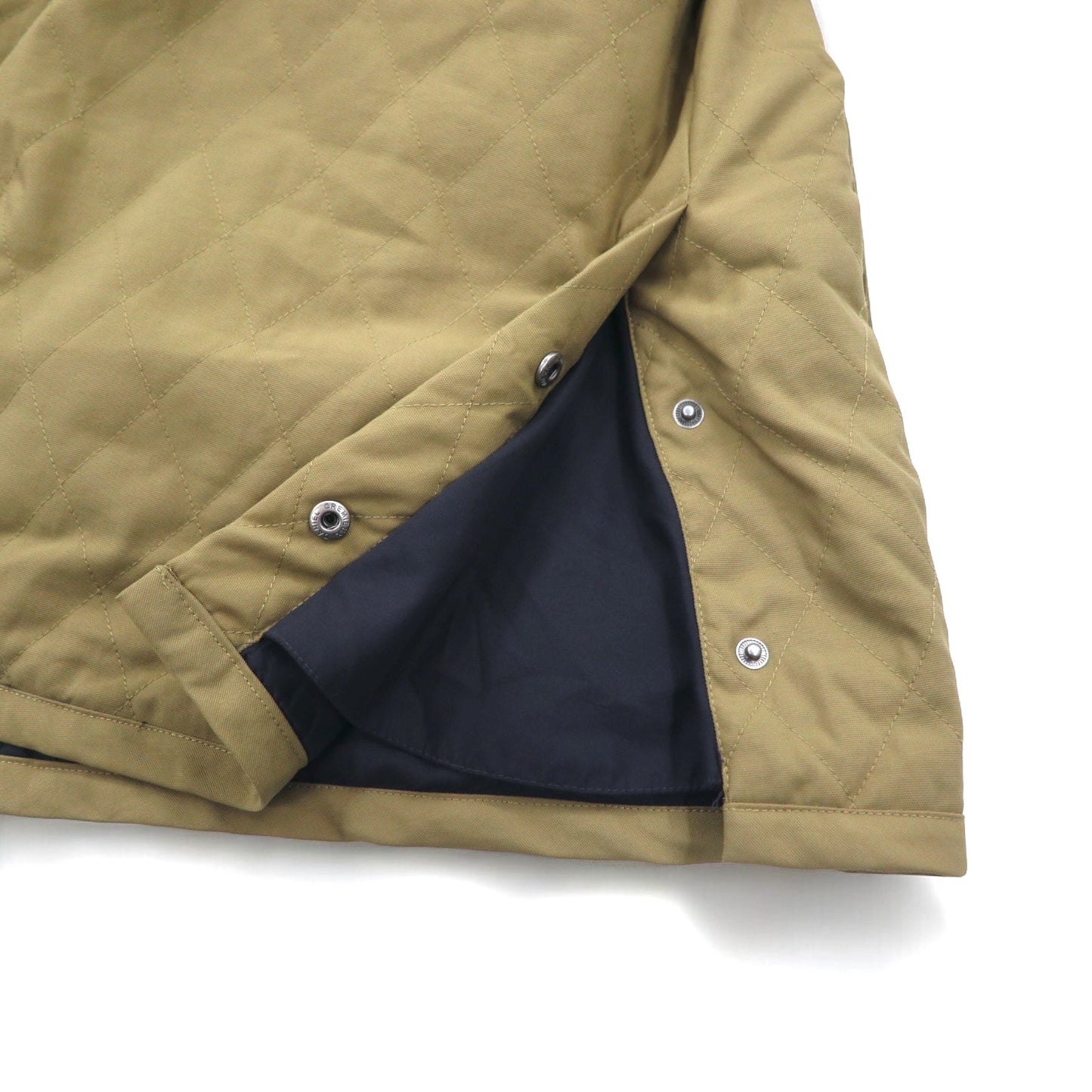 DANIEL CREMIEUX COLLECTION Quilted Jacket, Size L, Beige, Nylon, Padded, Chin Strap