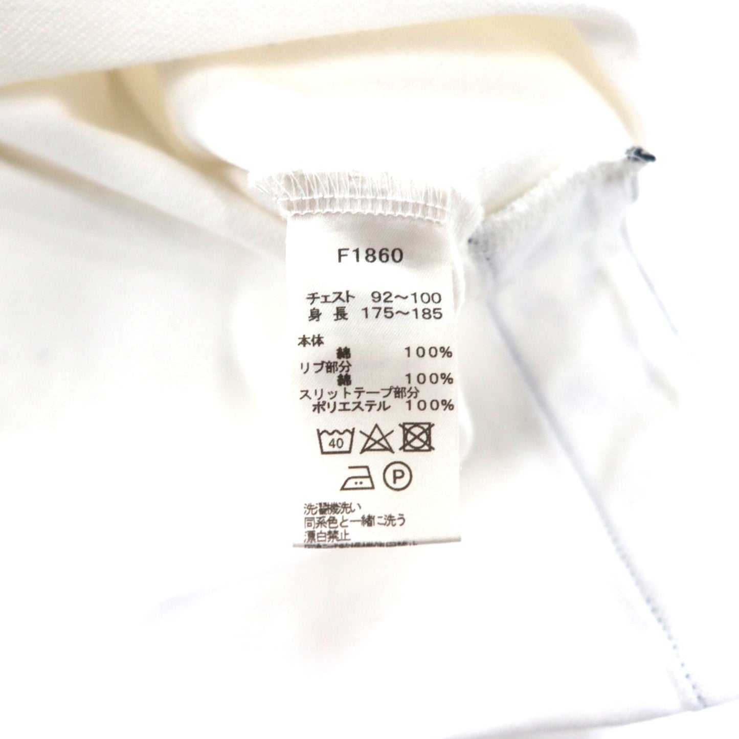 FREDPERRY サイド テープド ピケ ポロシャツ Side Taped Pique M ホワイト コットン 鹿の子 F1860 日本製