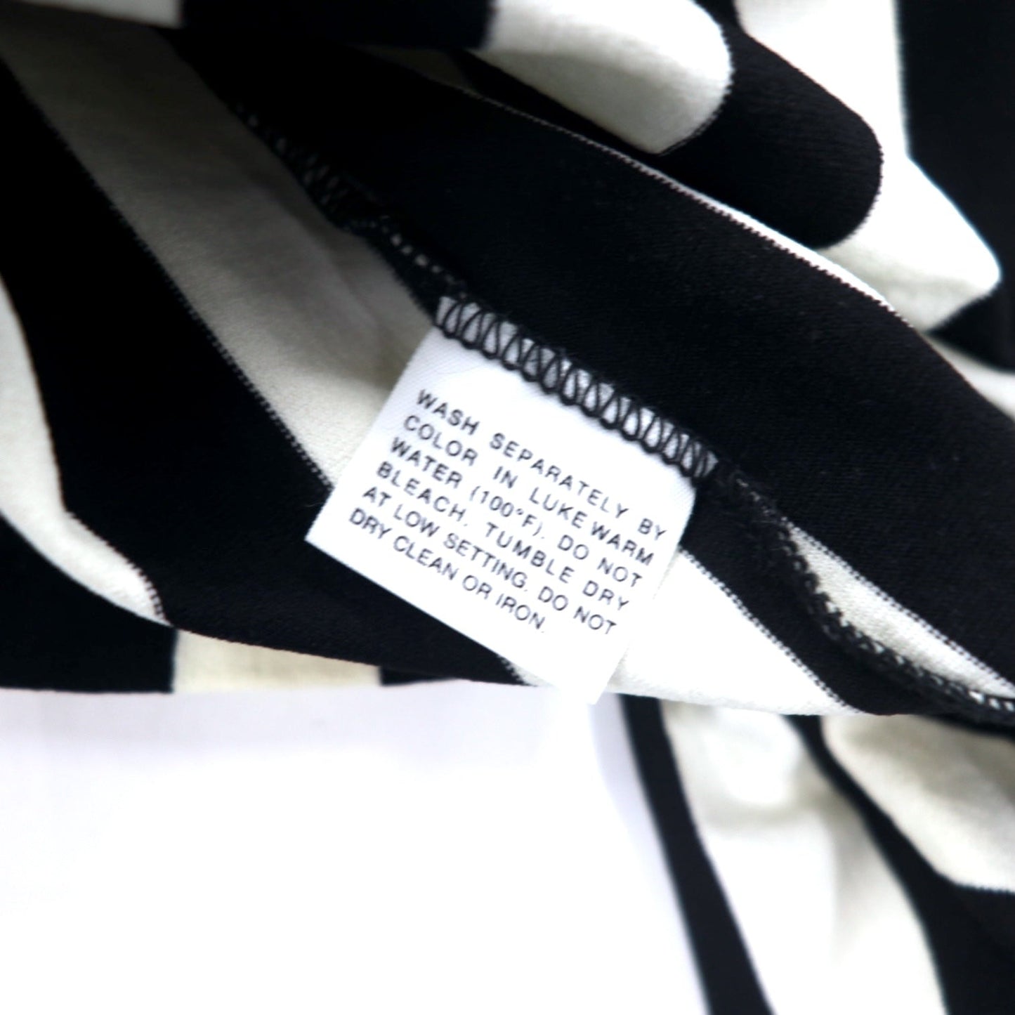 Made in the USA, 1970s Medalist Sand-Knit Half-Zip Game Shirt, Referee Jersey, Size L, White/Black Stripes, Polyester, Talon Zipper
