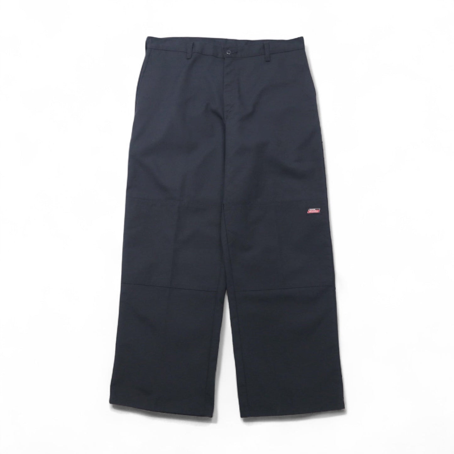 Dickies Double Knee Wide Chino Work Pants, Size L, Black, Polyester and Cotton, 7118738