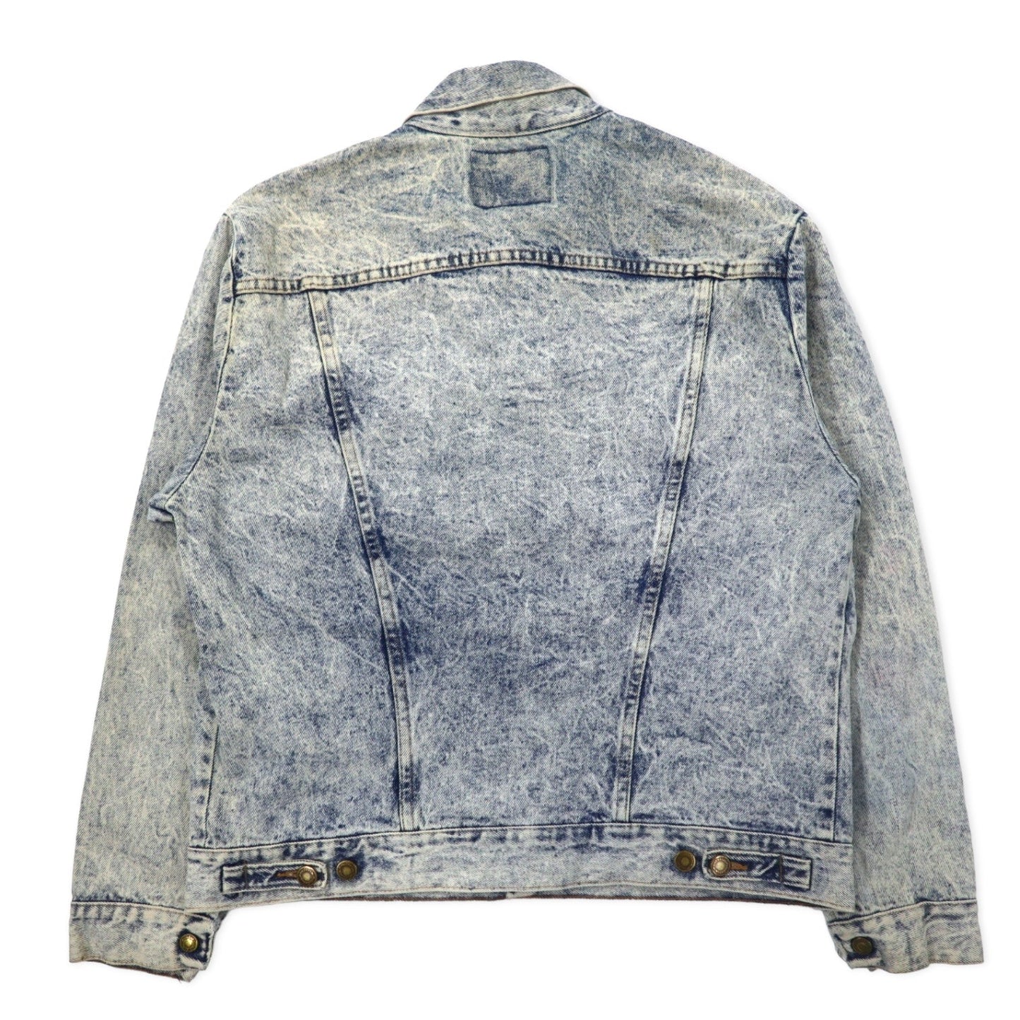 Wrangler 90s Chemical Wash Denim Jacket, Size L, Blue, Cotton, Bundle, 86501HW