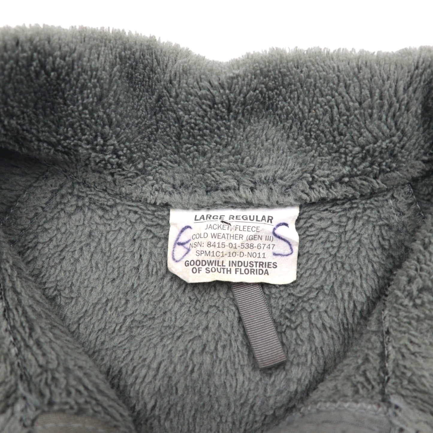 ECWCS GEN3 Level3 ポーラテック Polartec フリースジャケット L カーキ US ARMY 米軍 Goodwill Industries 8415-01-538-6747