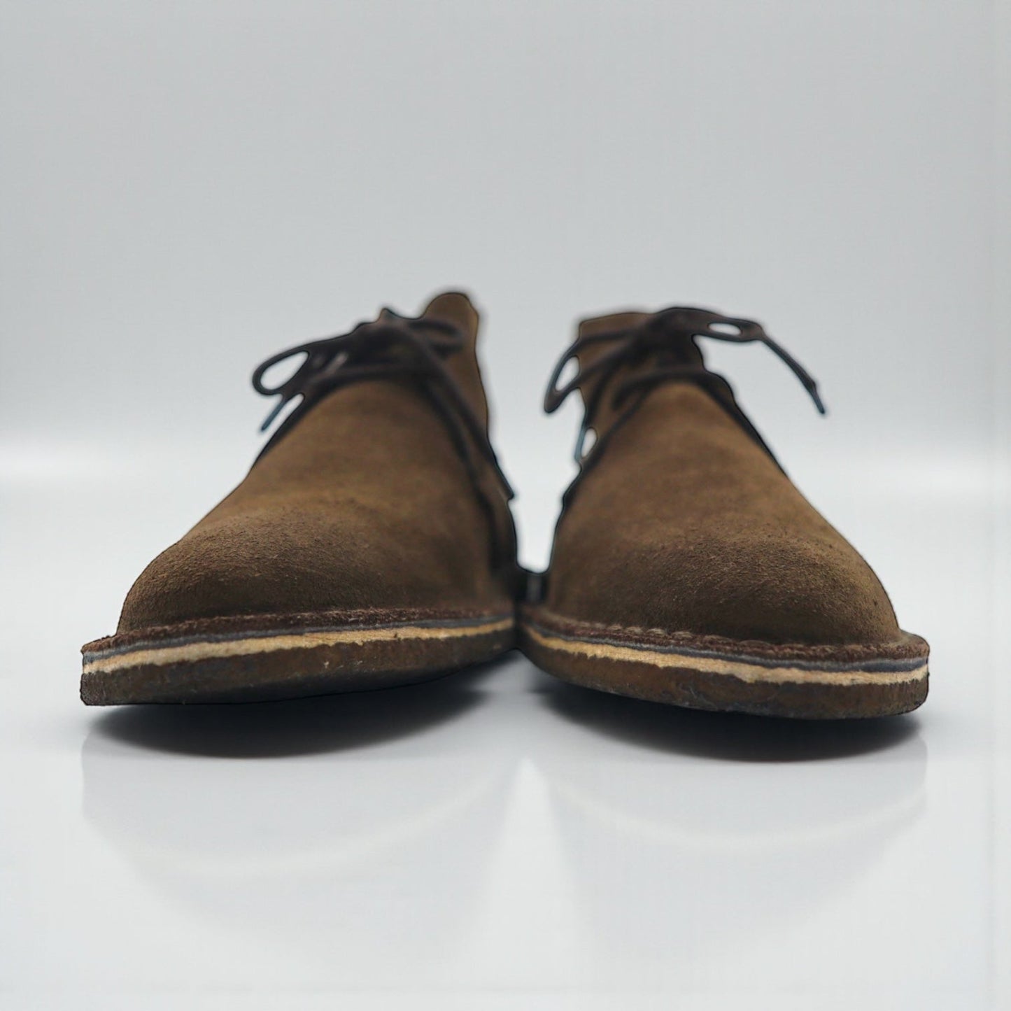 Clarks デザートブーツ チャッカブーツ 26cm ブラウン スエード ORIGINALS 23066 イタリア製