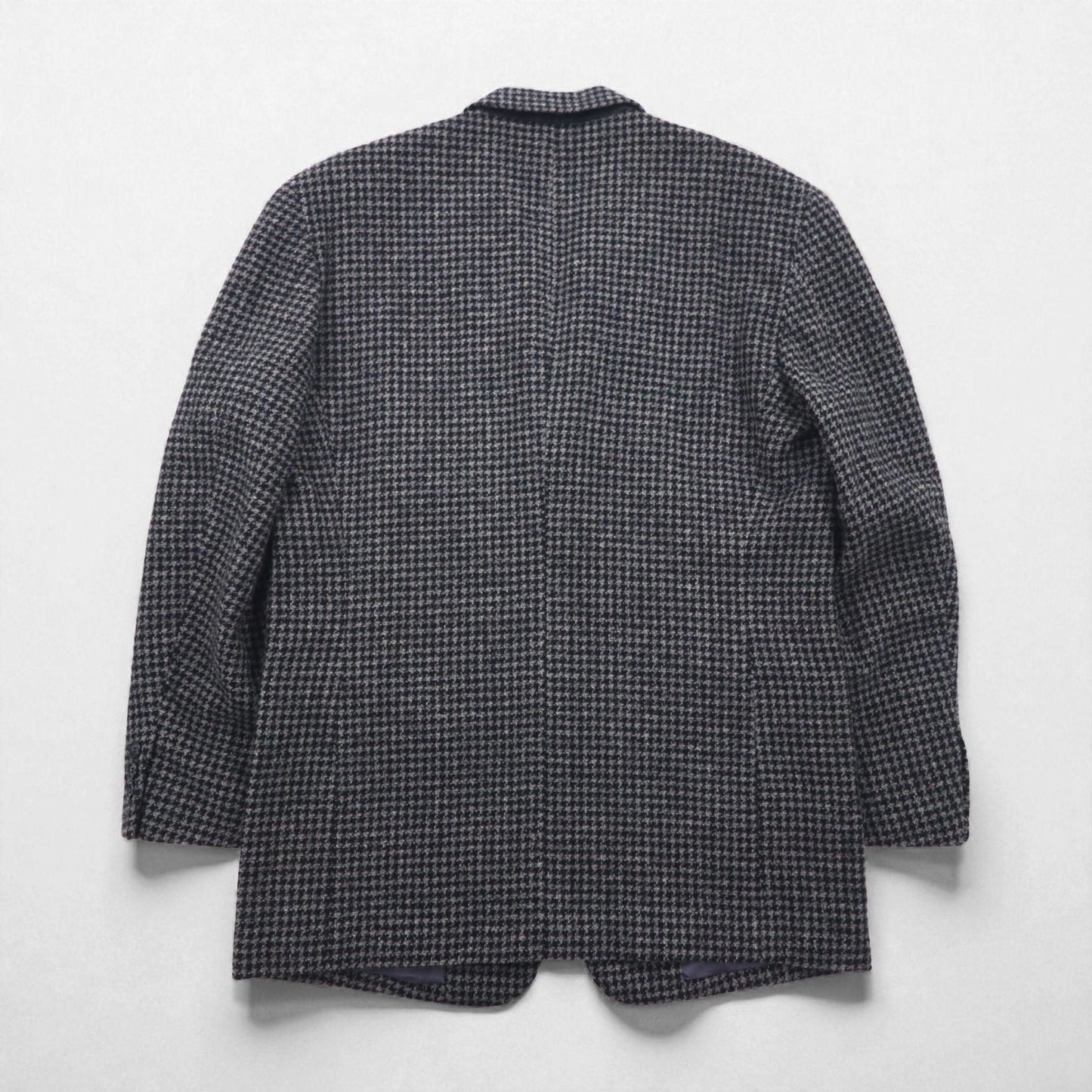 90s Vintage Blazer DOMINIQUE MORLOTTI 千鳥格子 3B ツイード テーラードジャケット M グレンチェック 日本製