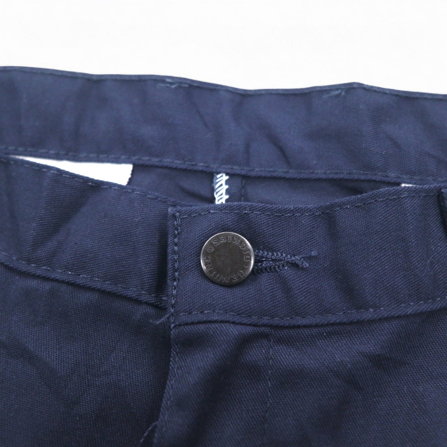 Dickies Chino Work Pants, Size L, Navy, Polyester and Cotton, GP8111