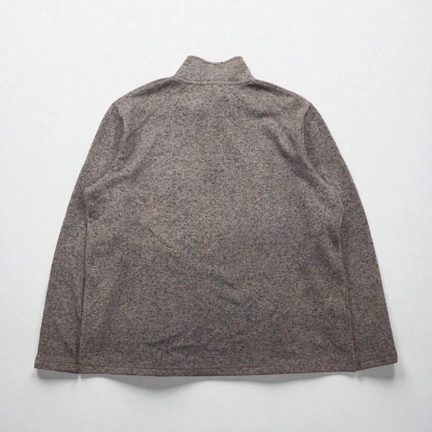 Eddie Bauer ハーフジップ フリースジャケット XL グレー ポリエステル