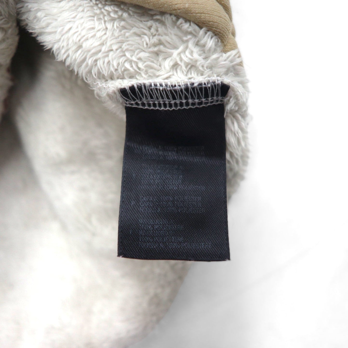 THE NORTH FACE フリースジャケット パーカー S ホワイト OSO FURRY FLEECE HOODIE ドローコード AA5Z