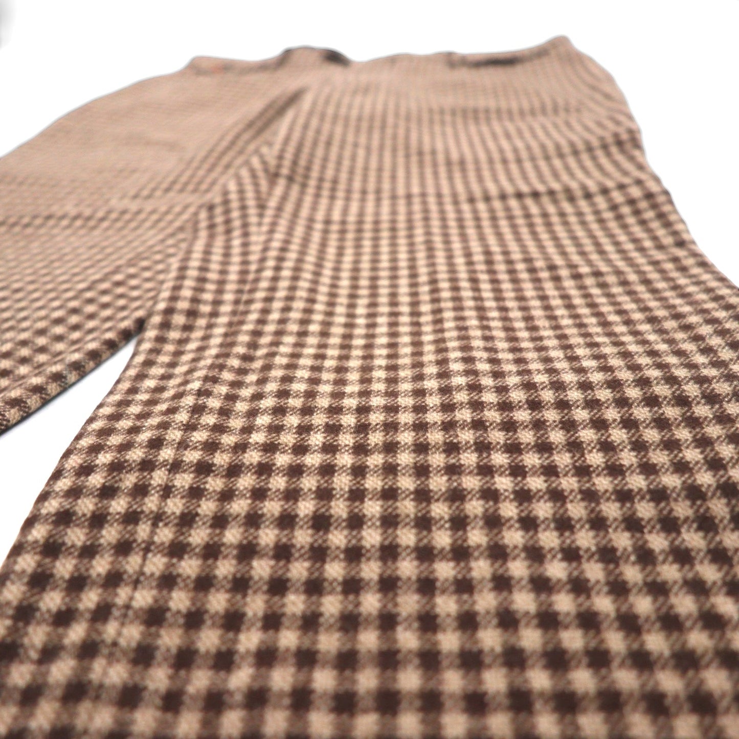 Paul Smith COLLECTION ツイード スラックス パンツ L ブラウン グレンチェック 日本製