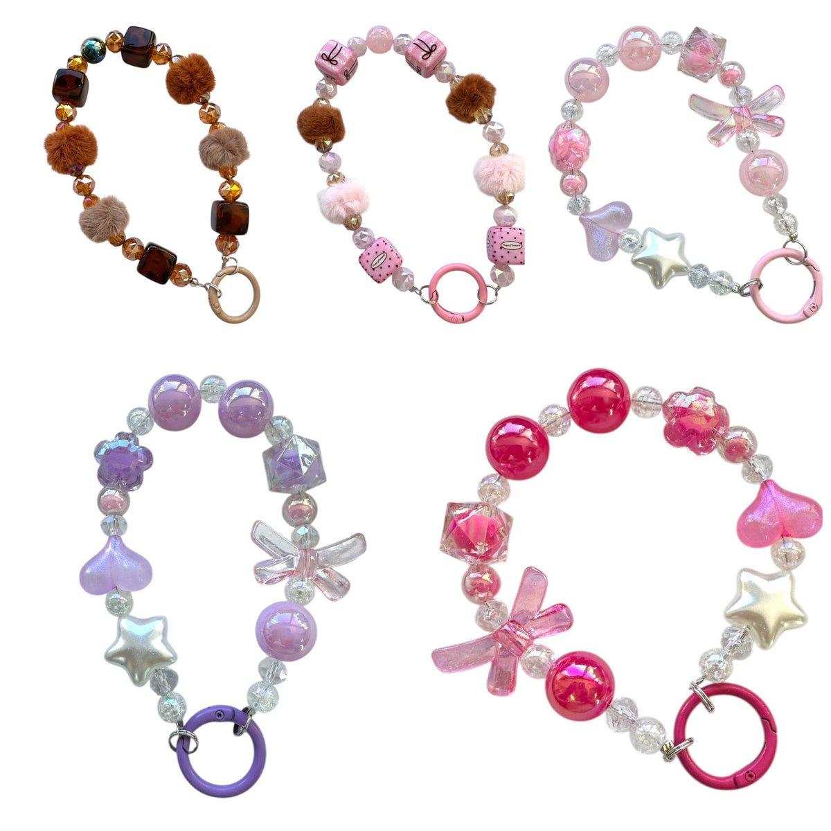 Phone Strap with Rings /リング付き携帯ストラップ