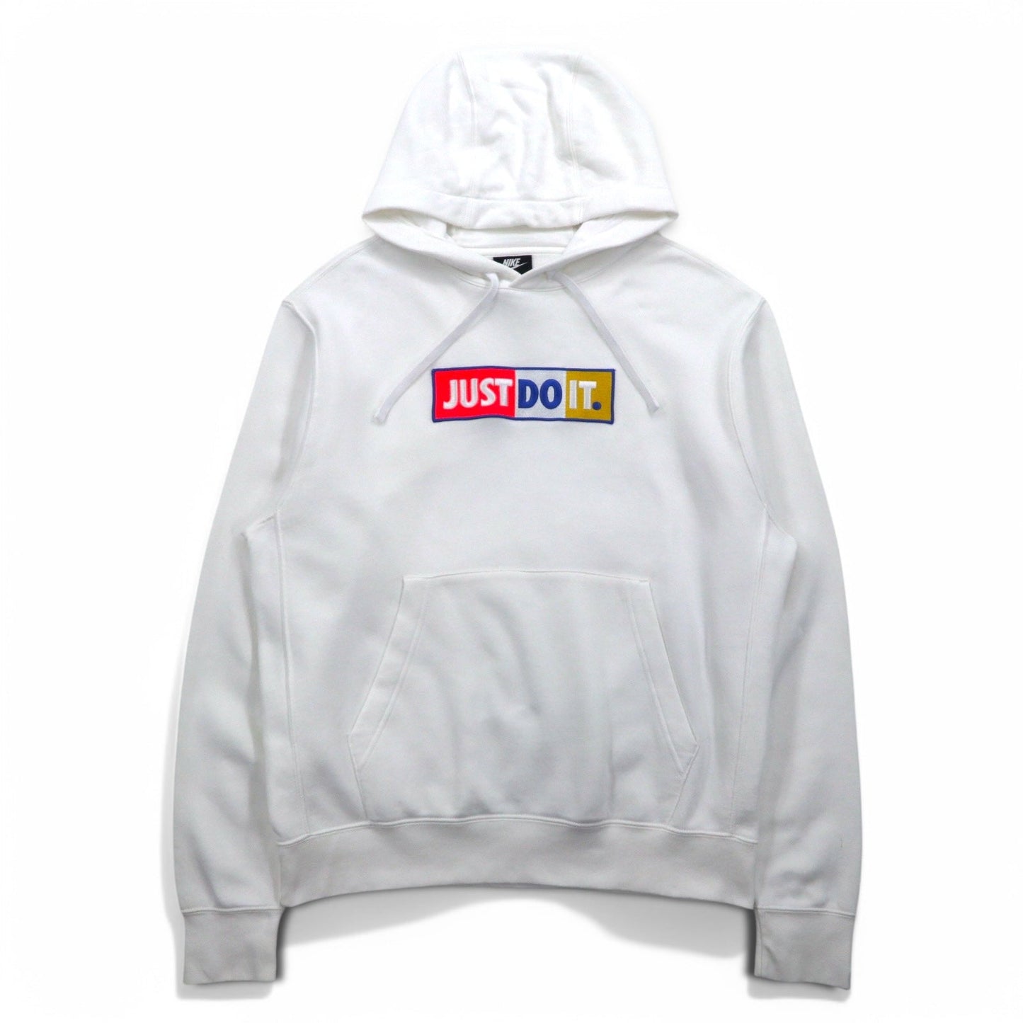 NIKE プルオーバー パーカー XL ホワイト コットン JUST DO IT CJ4776-100