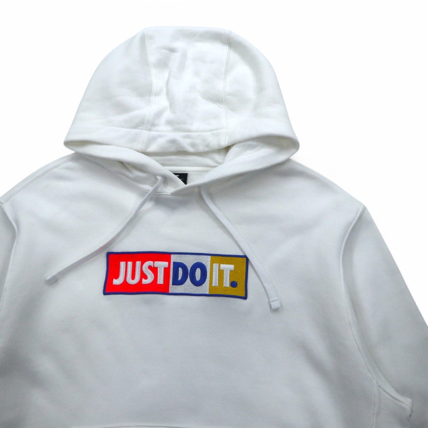 NIKE プルオーバー パーカー XL ホワイト コットン JUST DO IT CJ4776-100