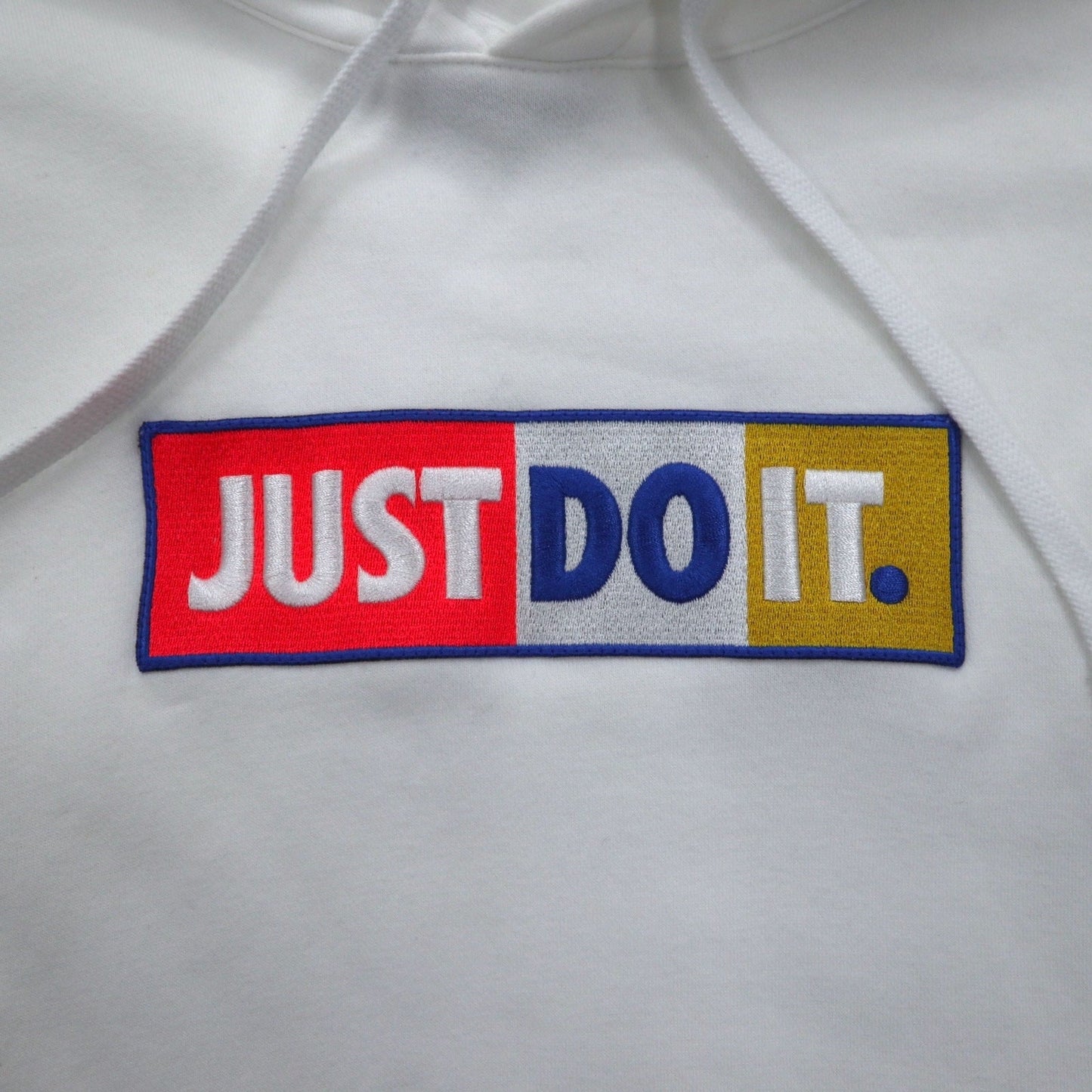NIKE プルオーバー パーカー XL ホワイト コットン JUST DO IT CJ4776-100