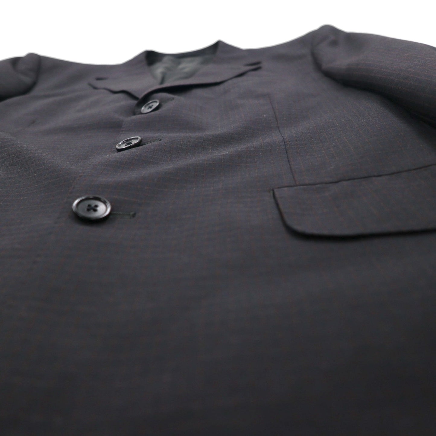 Paul Smith 90年代 3B スーツ セットアップ XL ブラック チェック ウール 日本製