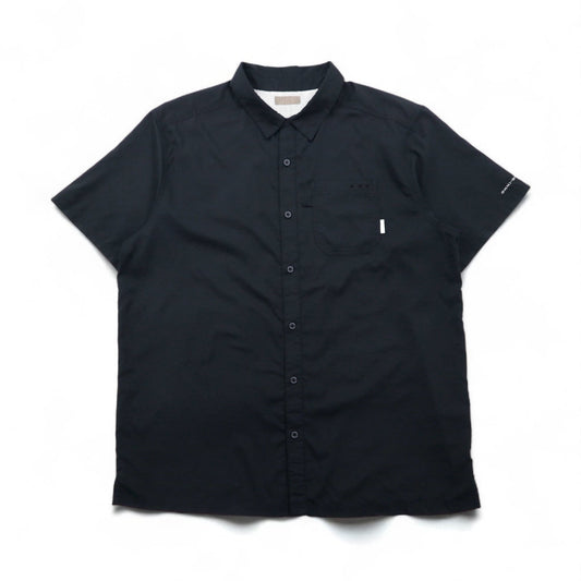 Columbia PFG オムニシェード OMNI-SHADE スラックタイドキャンプ フィッシングシャツ XL ブラック FM7042