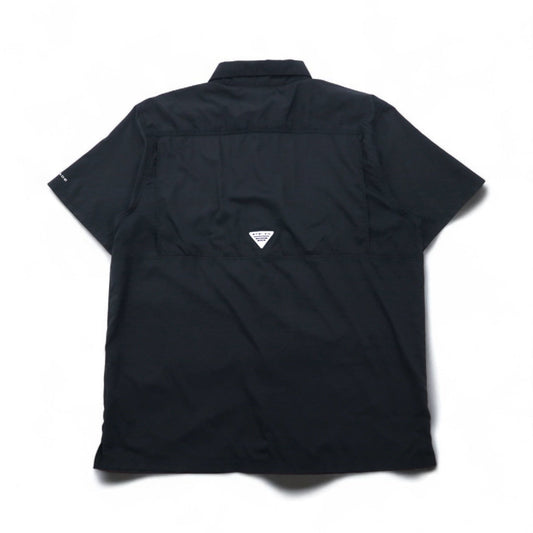 Columbia PFG オムニシェード OMNI-SHADE スラックタイドキャンプ フィッシングシャツ XL ブラック FM7042