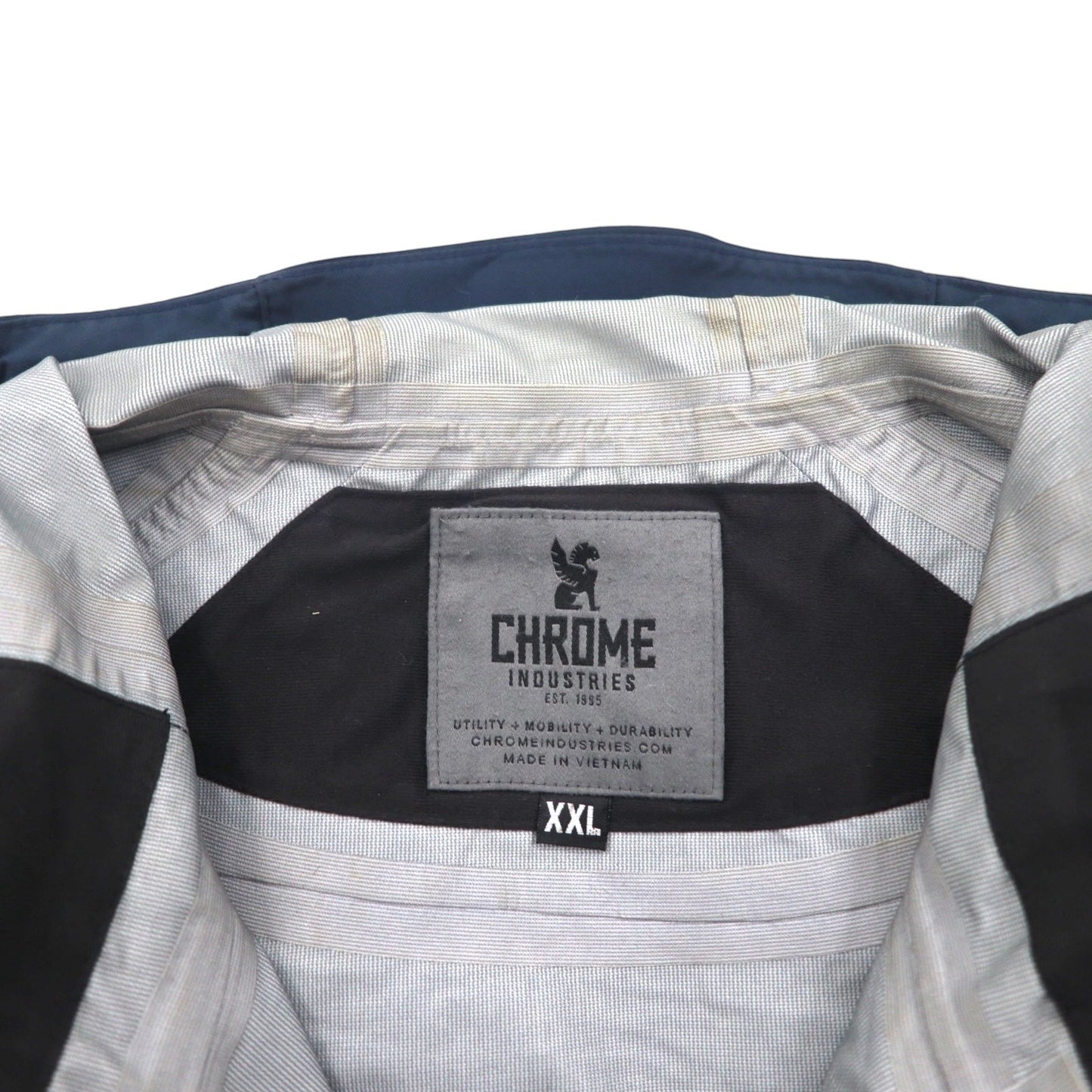 CHROME マウンテンパーカー シェルジャケット 2XL ネイビー 完全防水 STORM COBRA 2.0