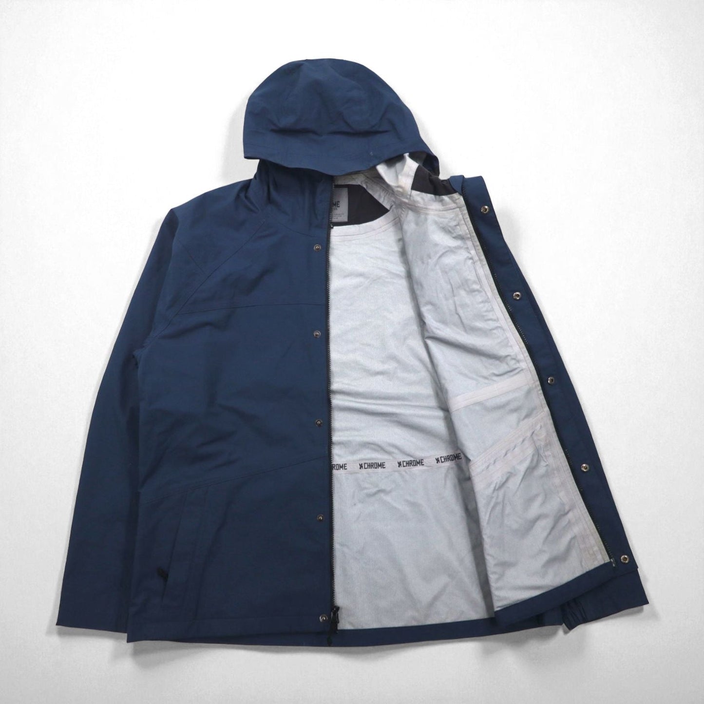 CHROME マウンテンパーカー シェルジャケット 2XL ネイビー 完全防水 STORM COBRA 2.0