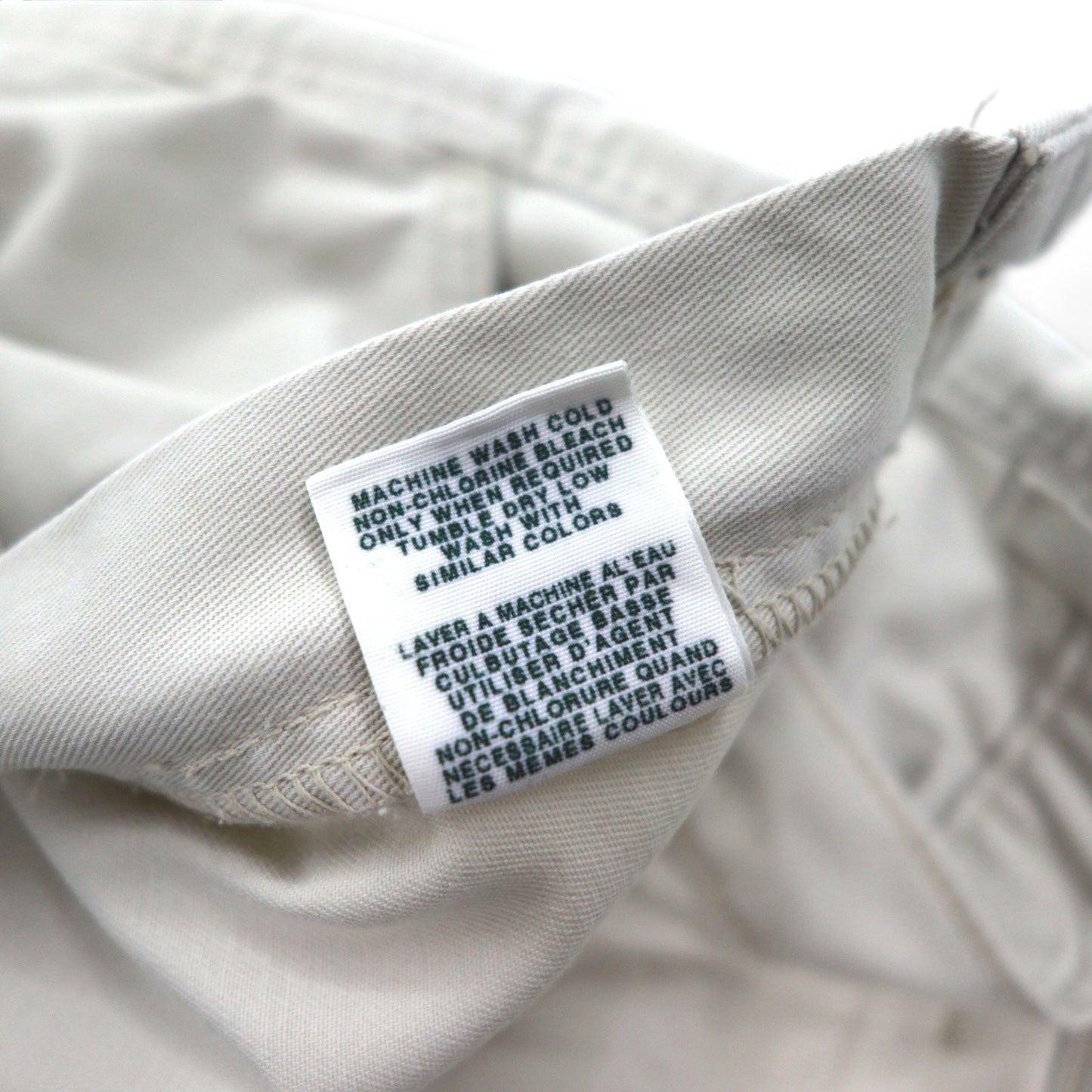 POLO JEANS CO. RALPH LAUREN 90年代 バギー ショート カーゴパンツ FREIGHTER SHORT ハーフパンツ XL ベージュ コットン